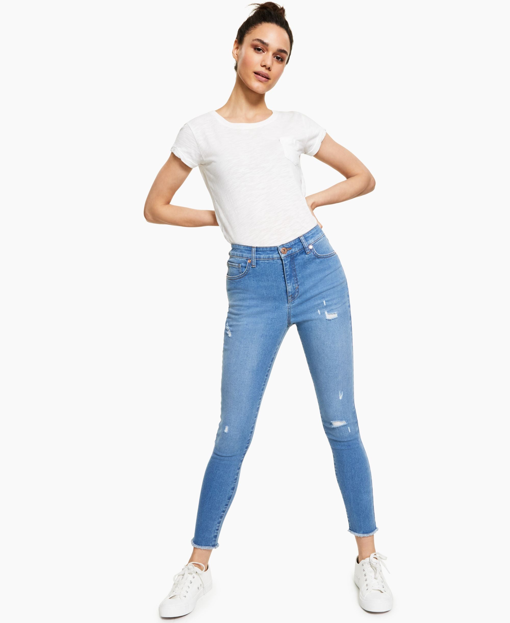 Style & Co High-Rise Ankle Skinny Jeans