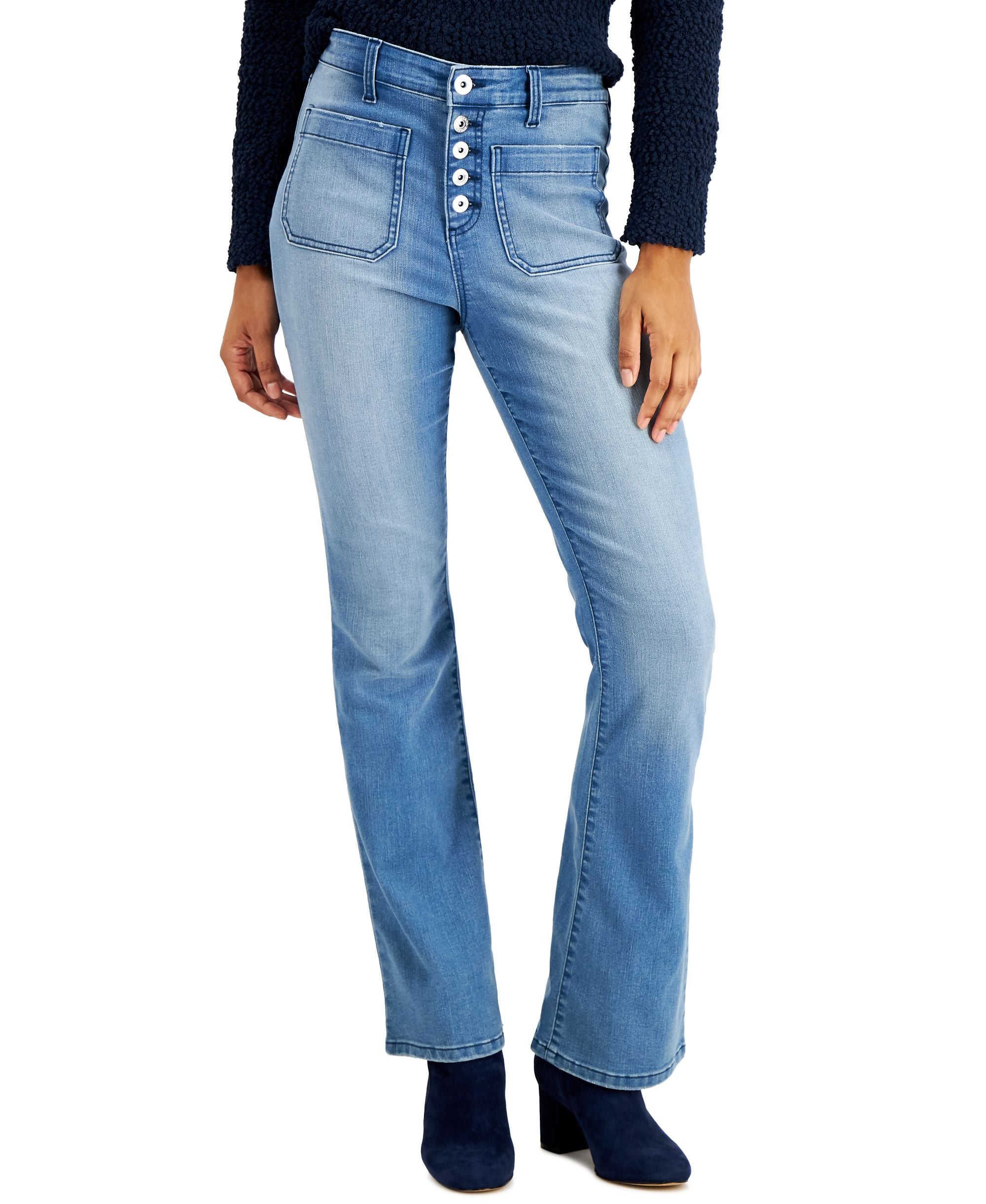 Style & Co Womens High Rise Bootcut Jeans
