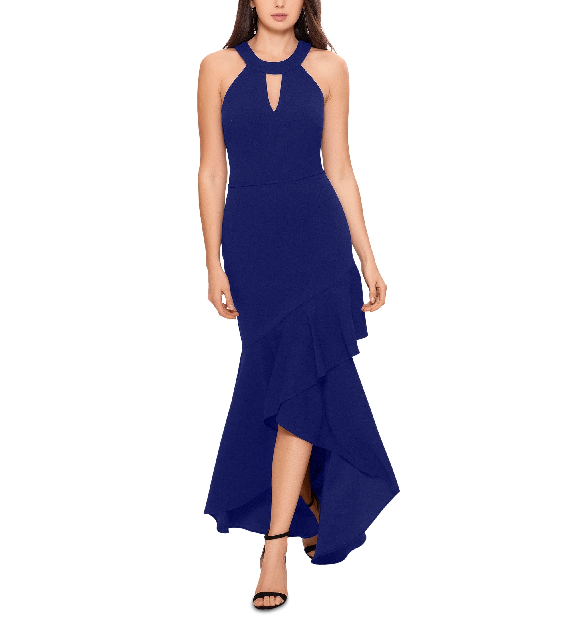 Halter Keyhole Gown