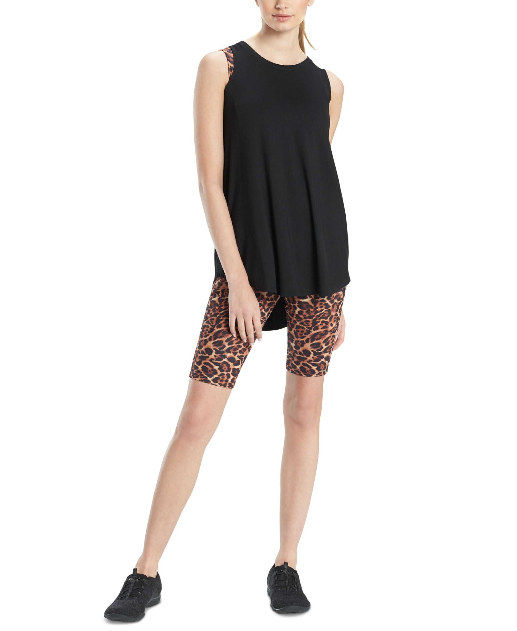 Josie Natori Womens Active Layering Elements Tank Top