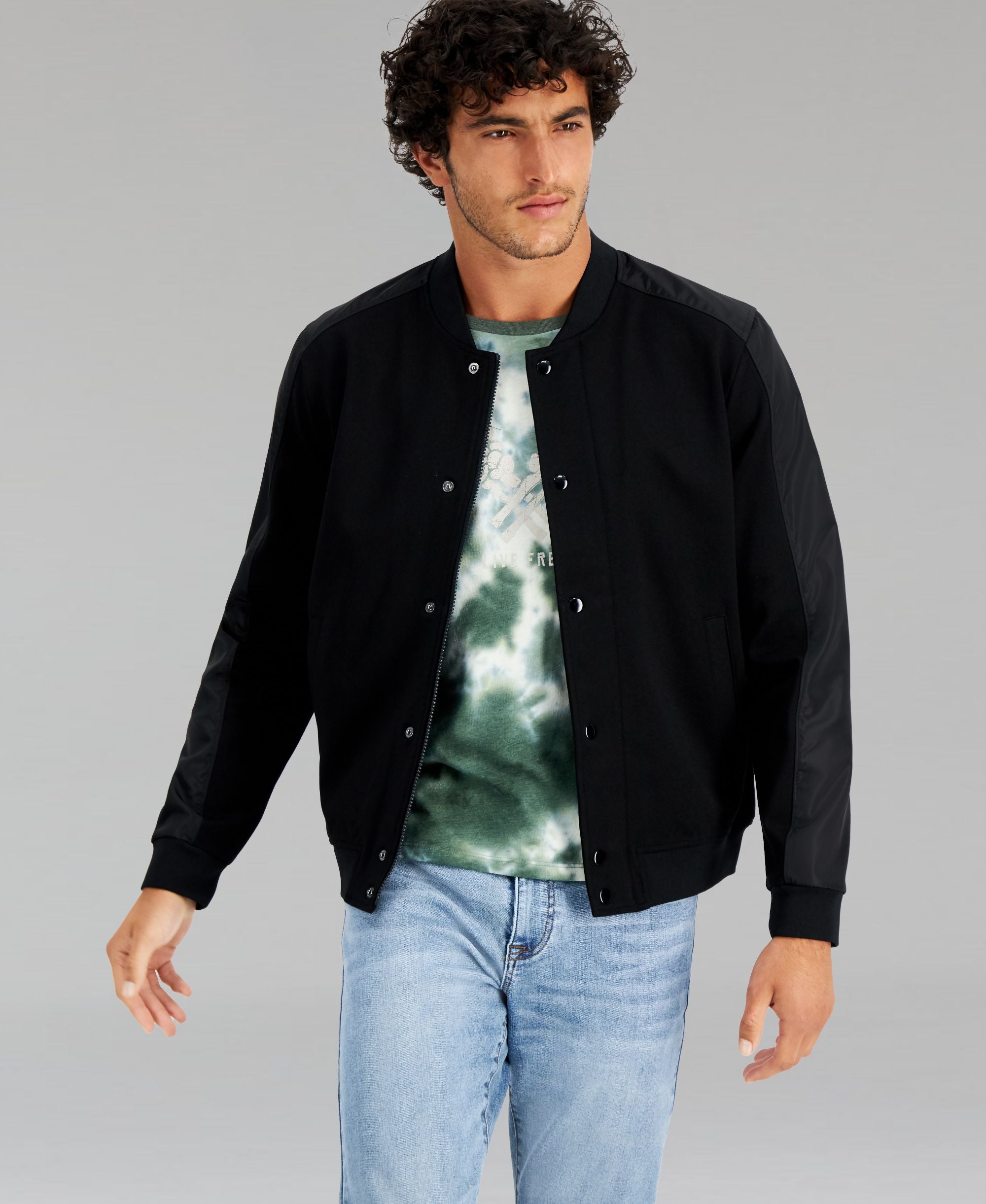 Men's Raglan Bomber Jacket