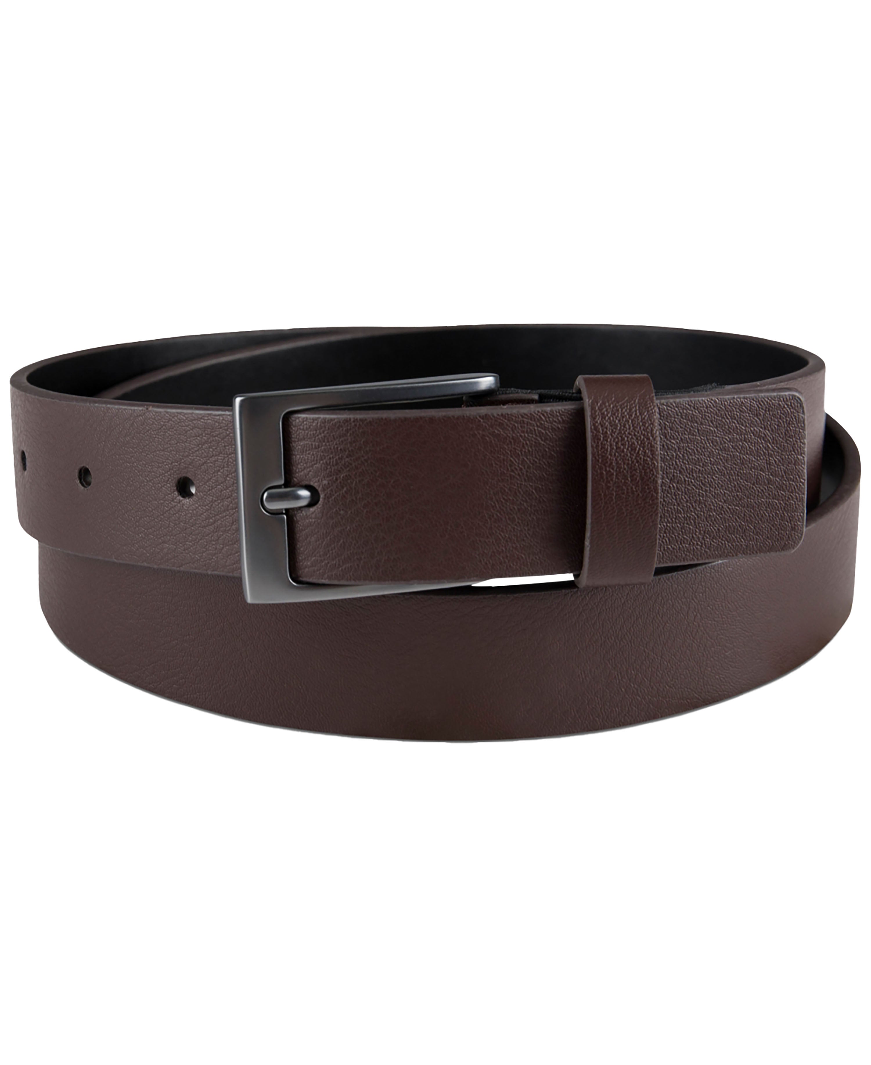 Men's Stretch Tab Faux-Leather Belt