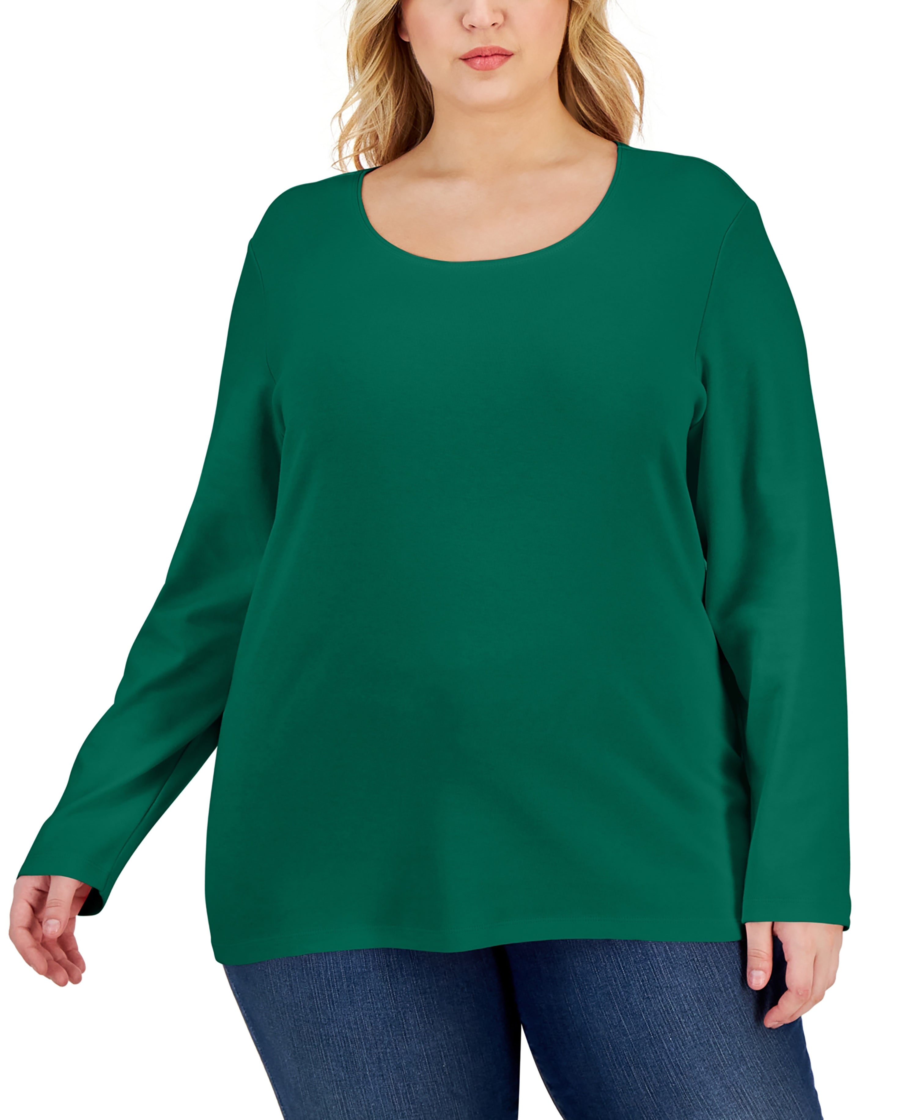 Plus Size Long Sleeve Top