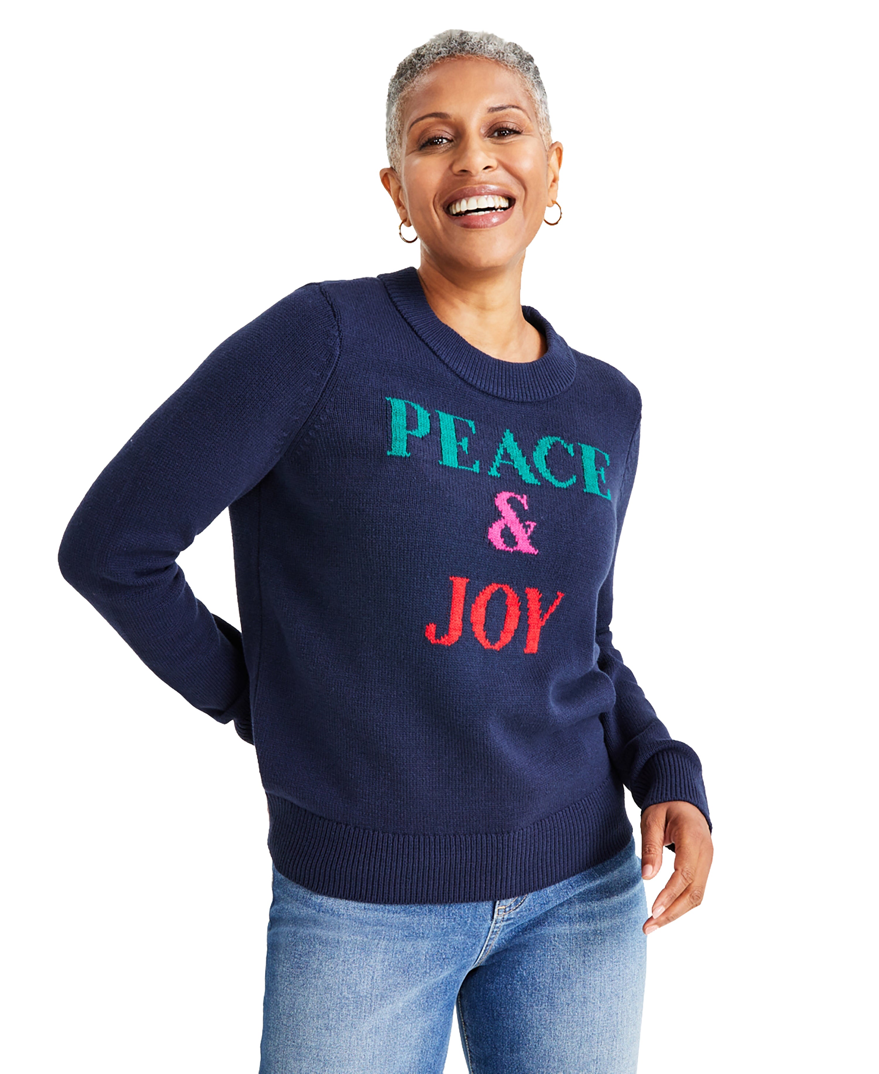 Petite Holiday Themed Whimsy Sweaters