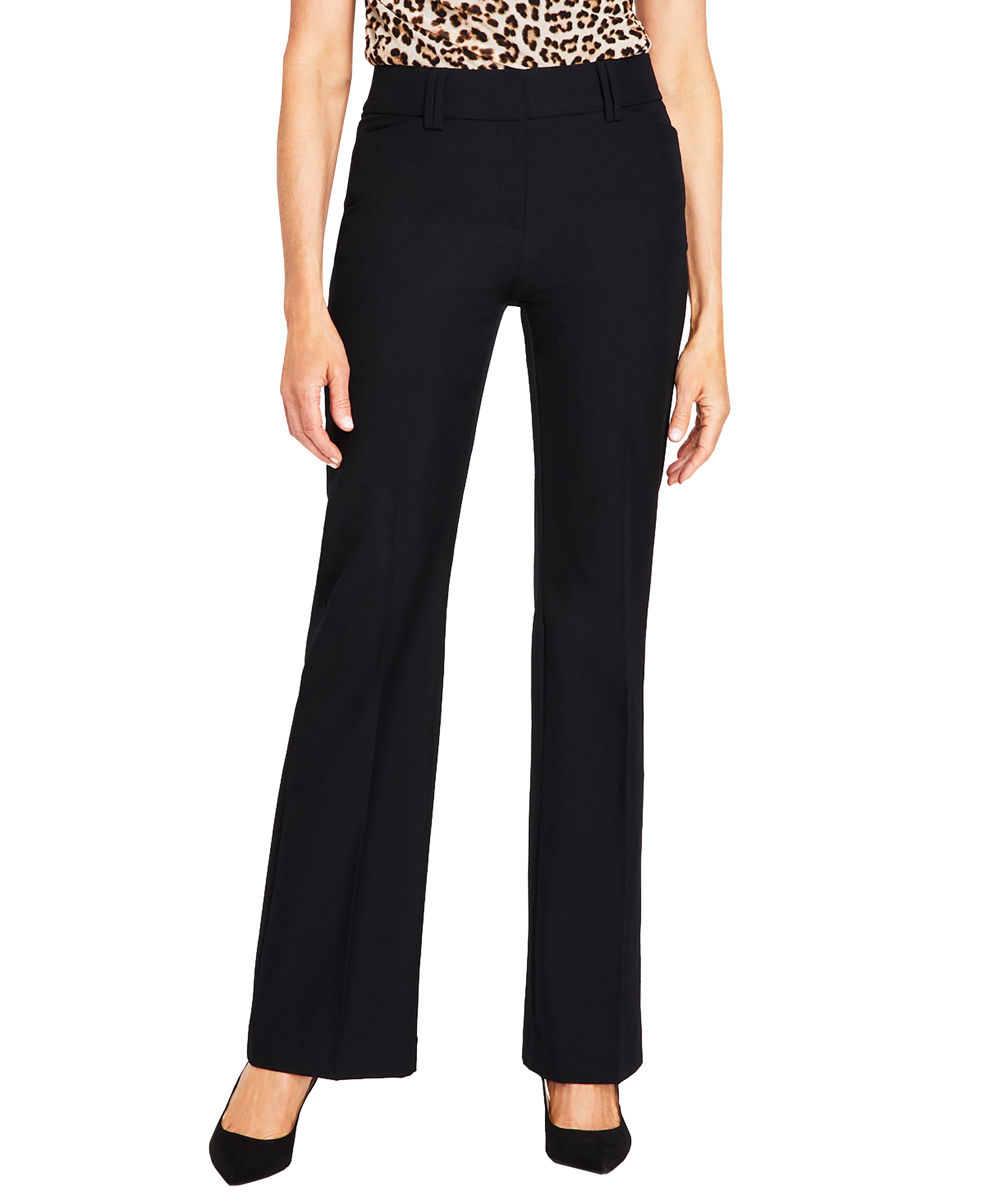 Petite Mid-Rise Bootcut Pants