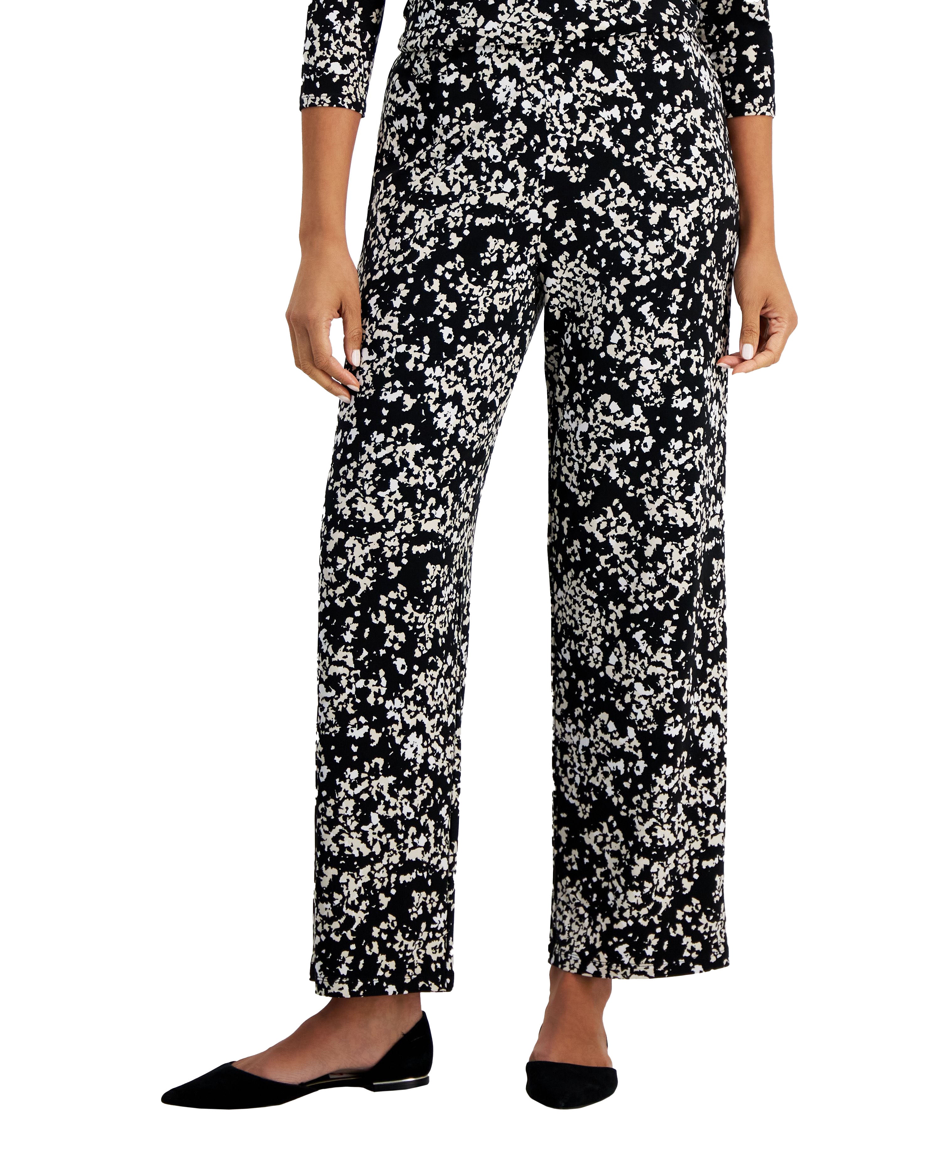 Petite Sea of Petals Knit Pants