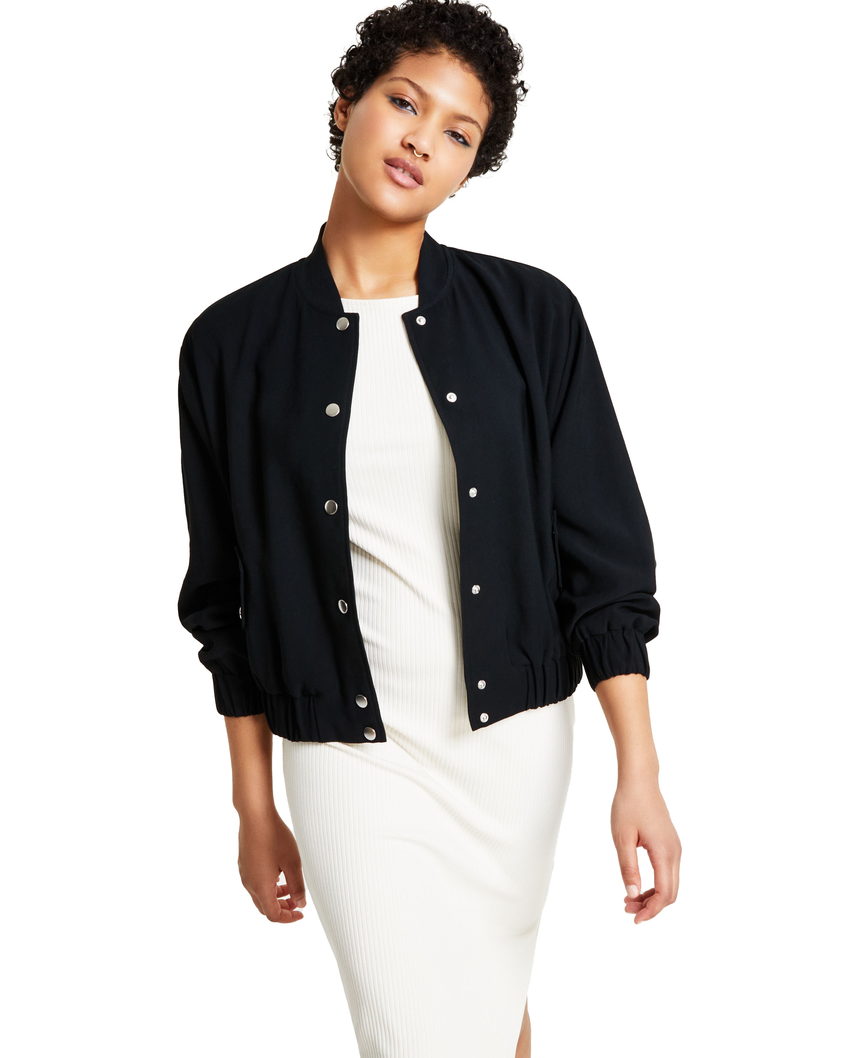 Women's Bomber Jacket Deep Black M