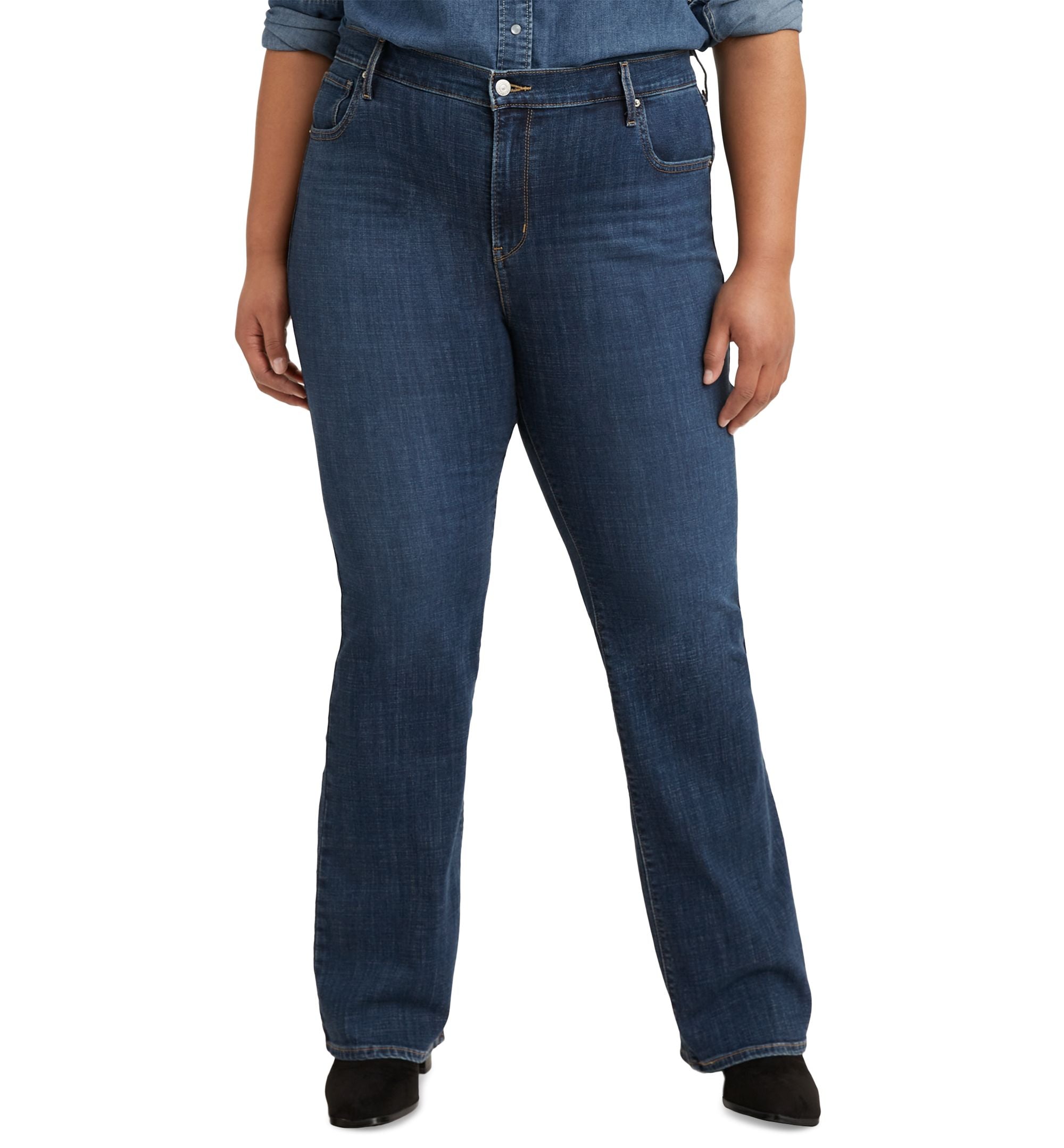 Levis Trendy Plus Size 725 High Rise Bootcut Jeans