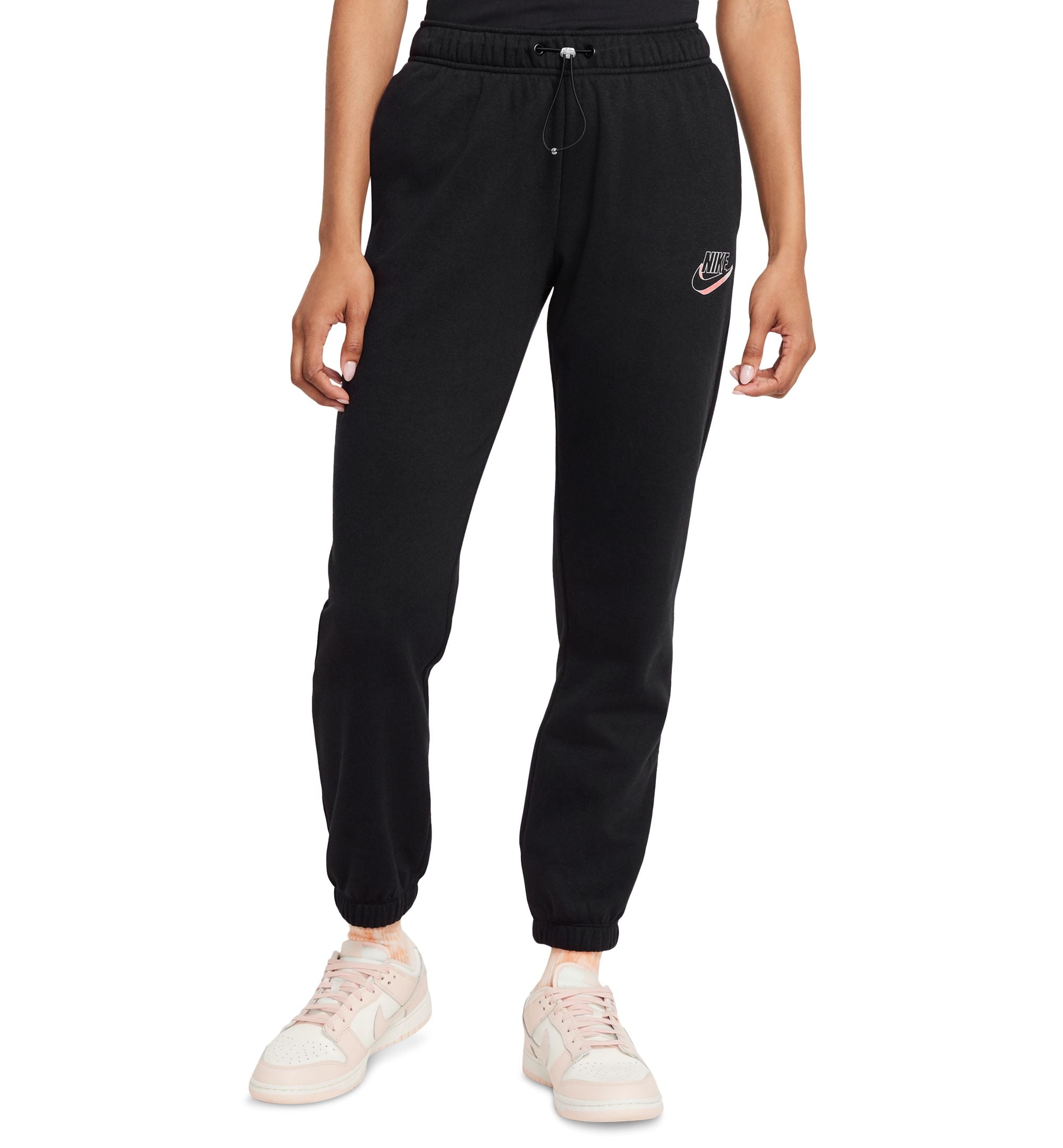 Nike Womens Sportswear Fitted Fleece Jogger Pants