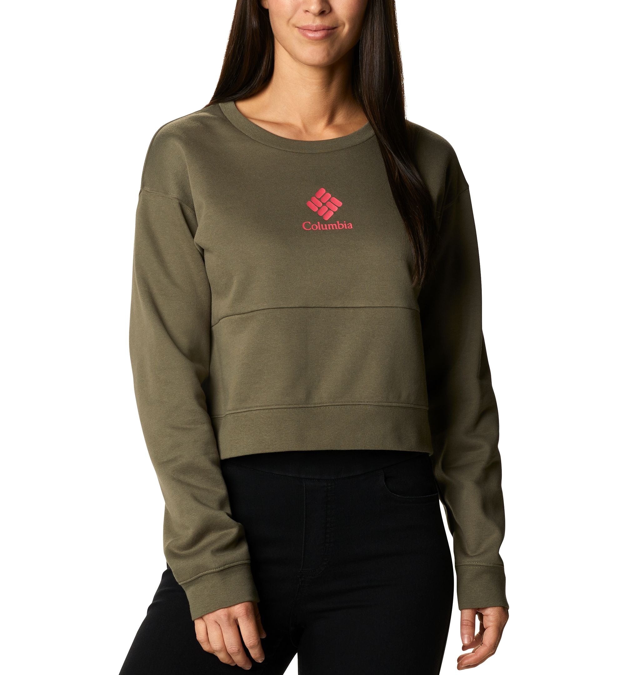 Columbia Womens Trek Cropped Sweatshirt