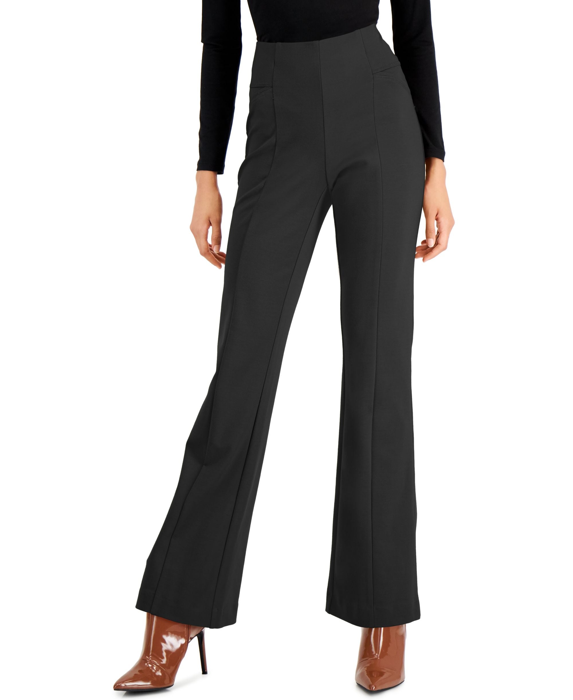 INC International Concepts Ponte Knit Bootcut Pants