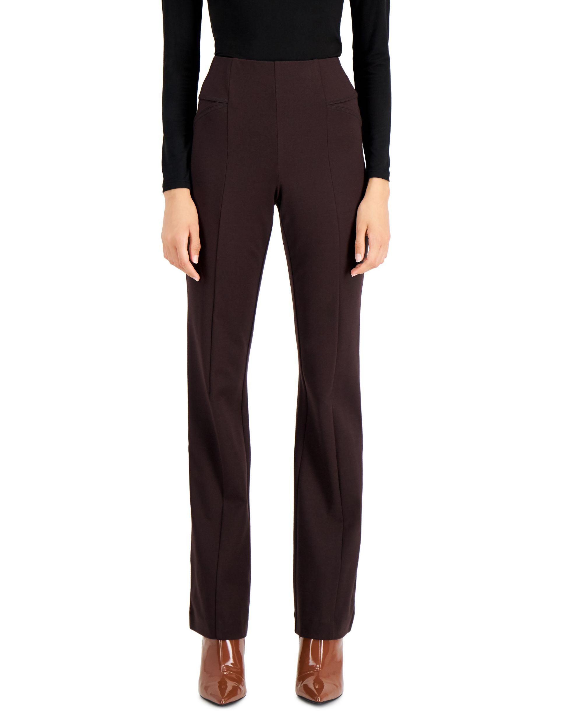 INC International Concepts Ponte Knit Bootcut Pants