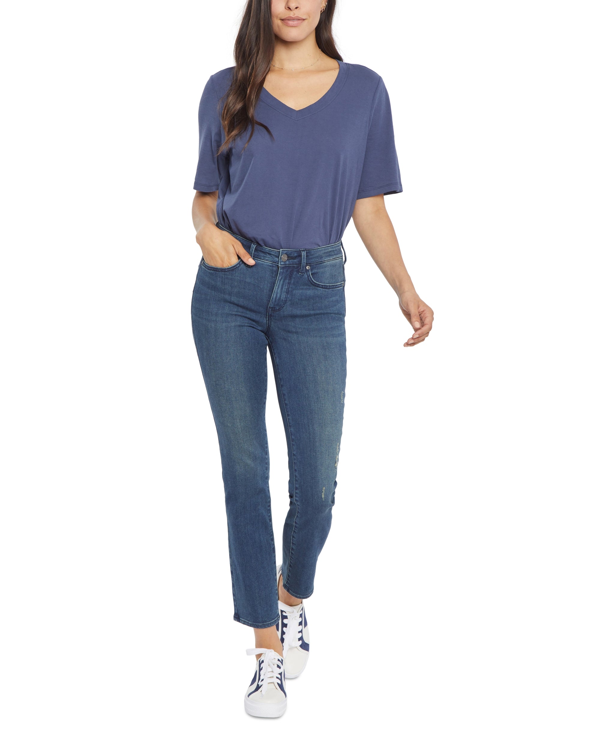 Sheri Slim-Leg Ankle Jeans