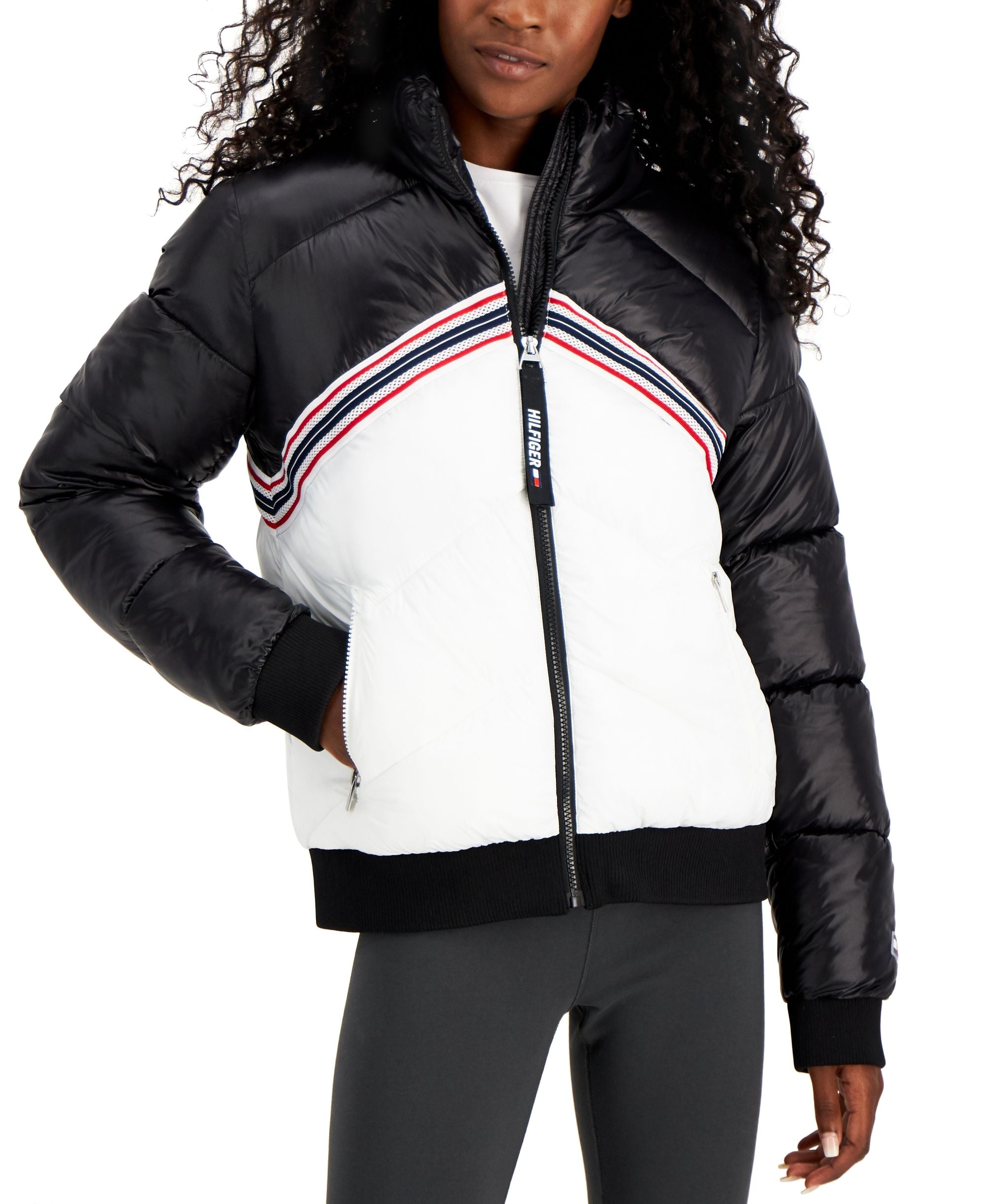 Tommy Hilfiger Sport Colorblocked Puffer Jacket