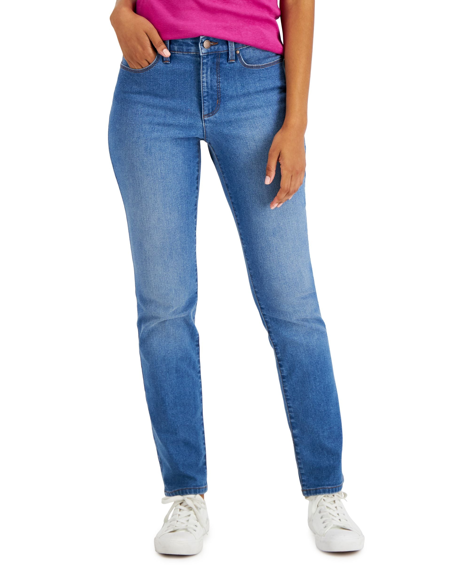 Charter Club Petite Lexington Straight-Leg Jeans