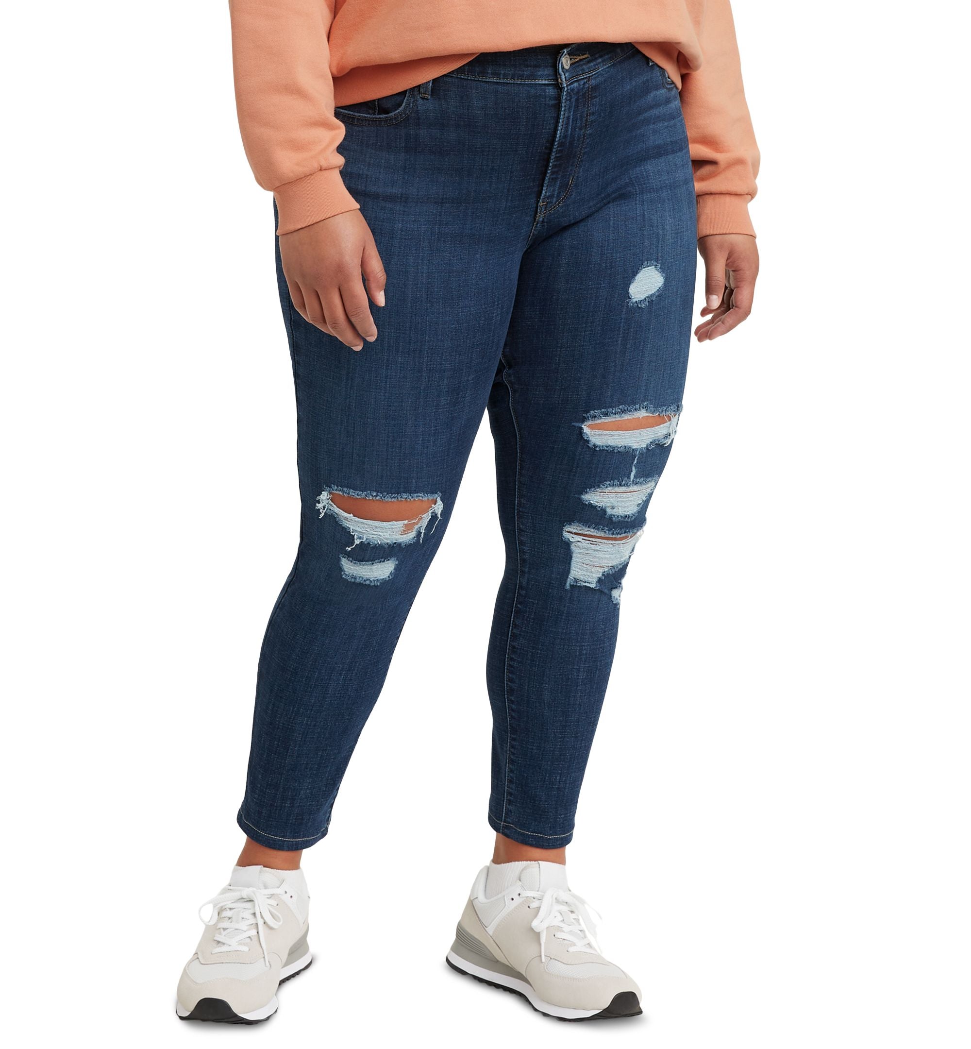 Levis Trendy Plus Size Bonnie Striped Polo Top