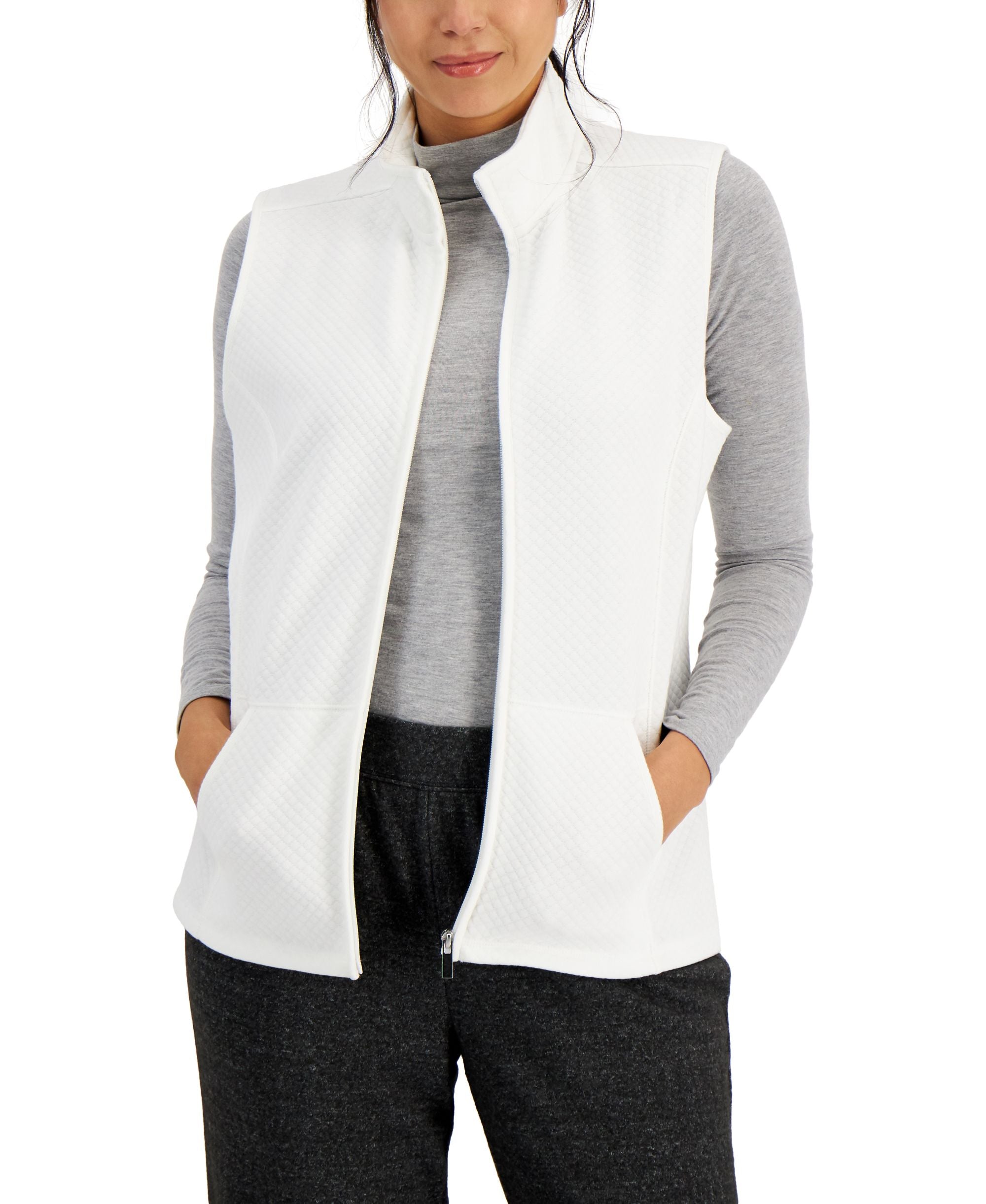 Women's Quilted Fleece Vest