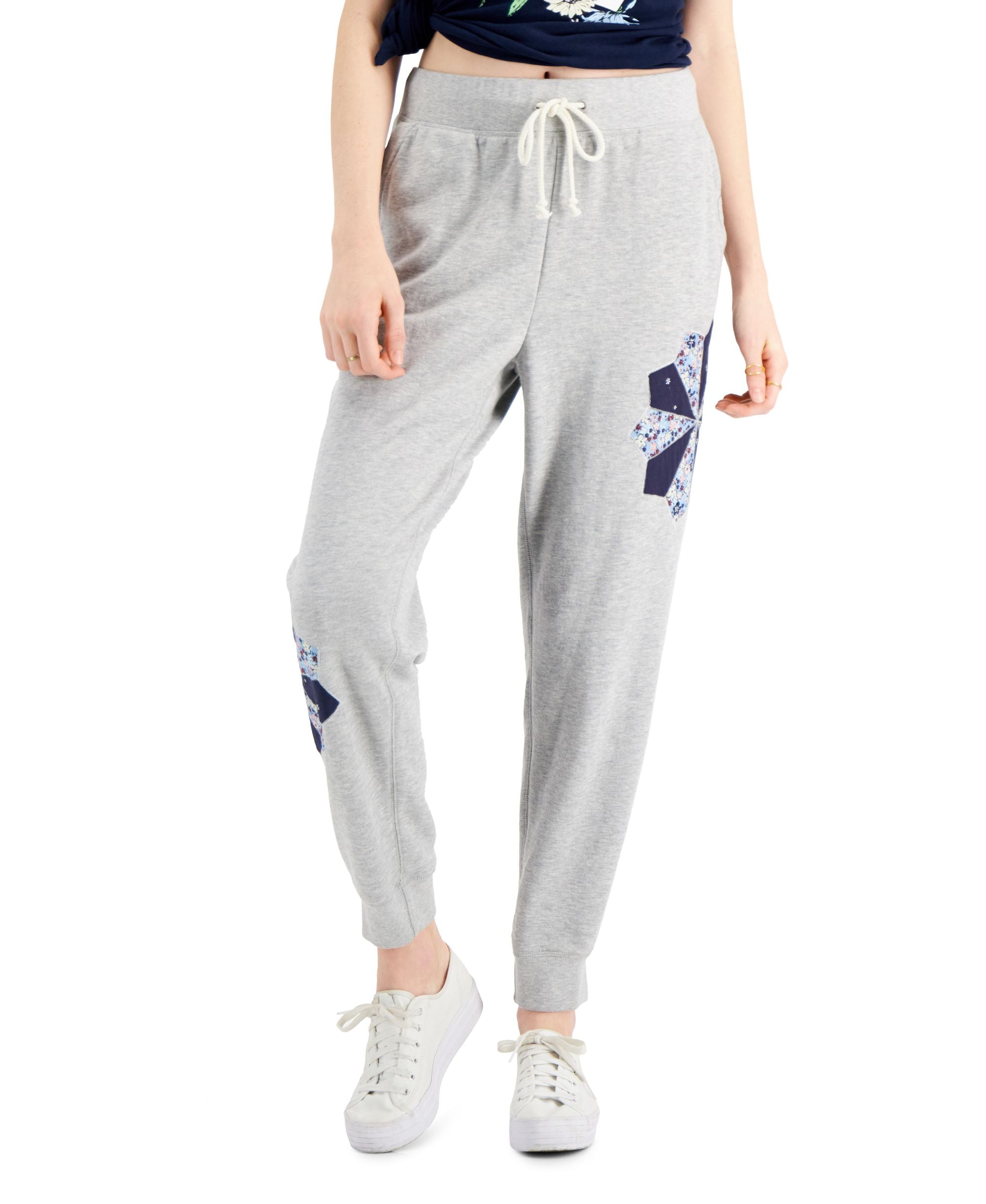 Style & Co Patchwork Jogger Sweatpants