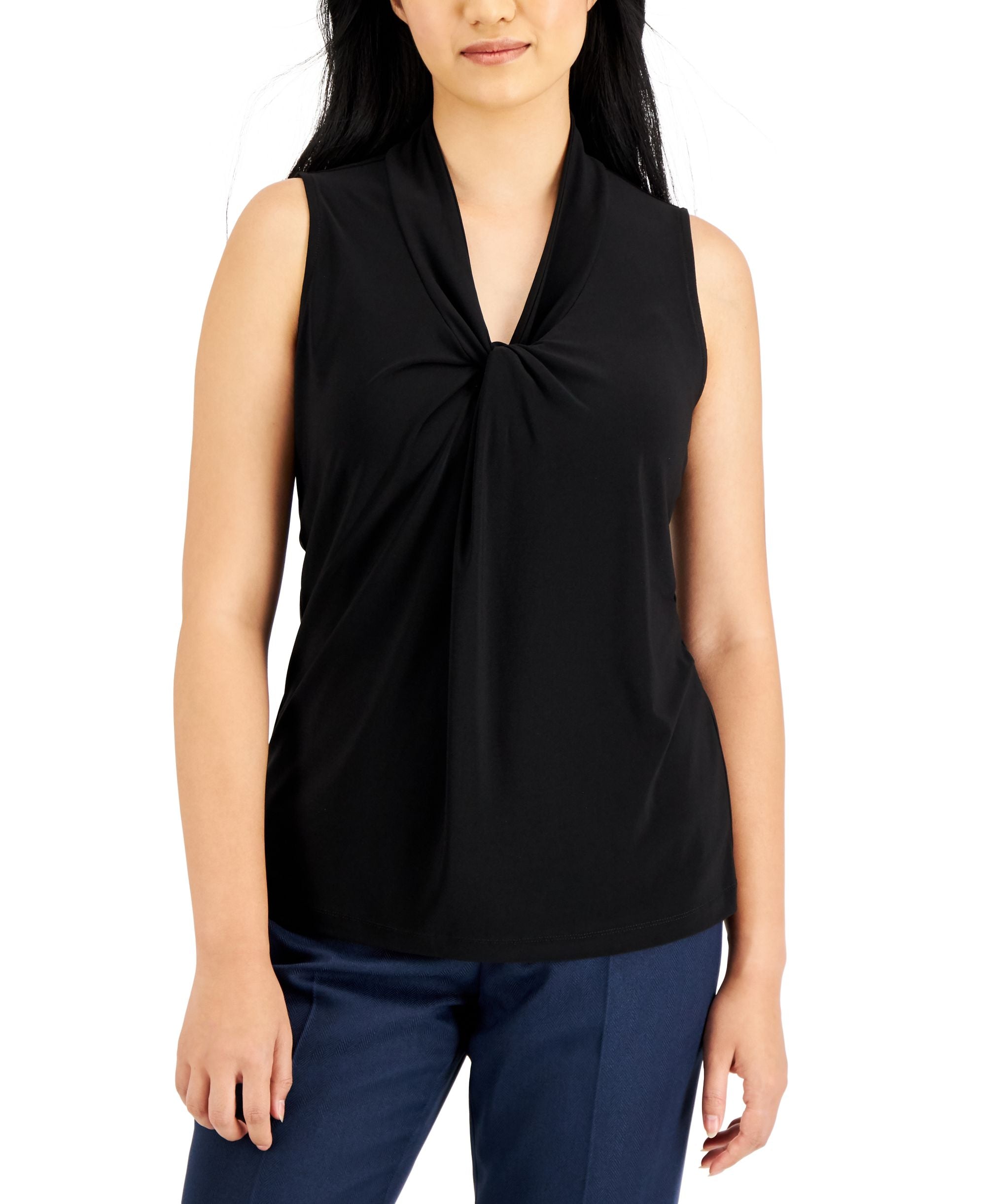 Kasper Gathered Front Top