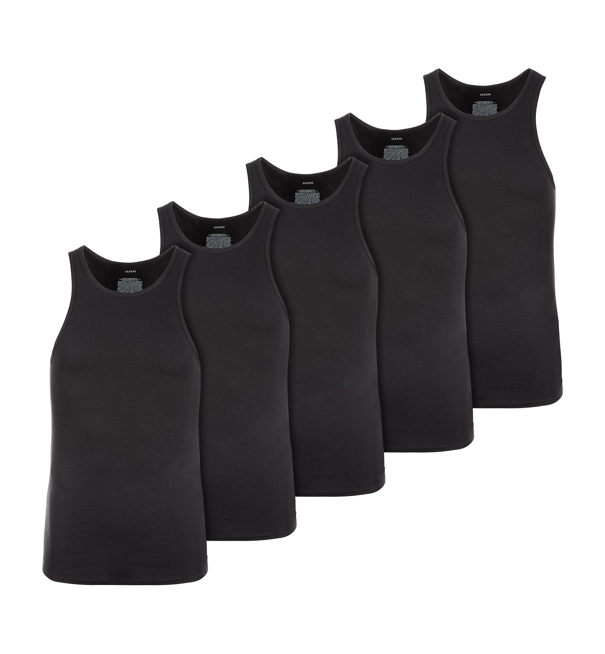 Men's 5-Pk. Moisture-Wicking Solid Tanks
