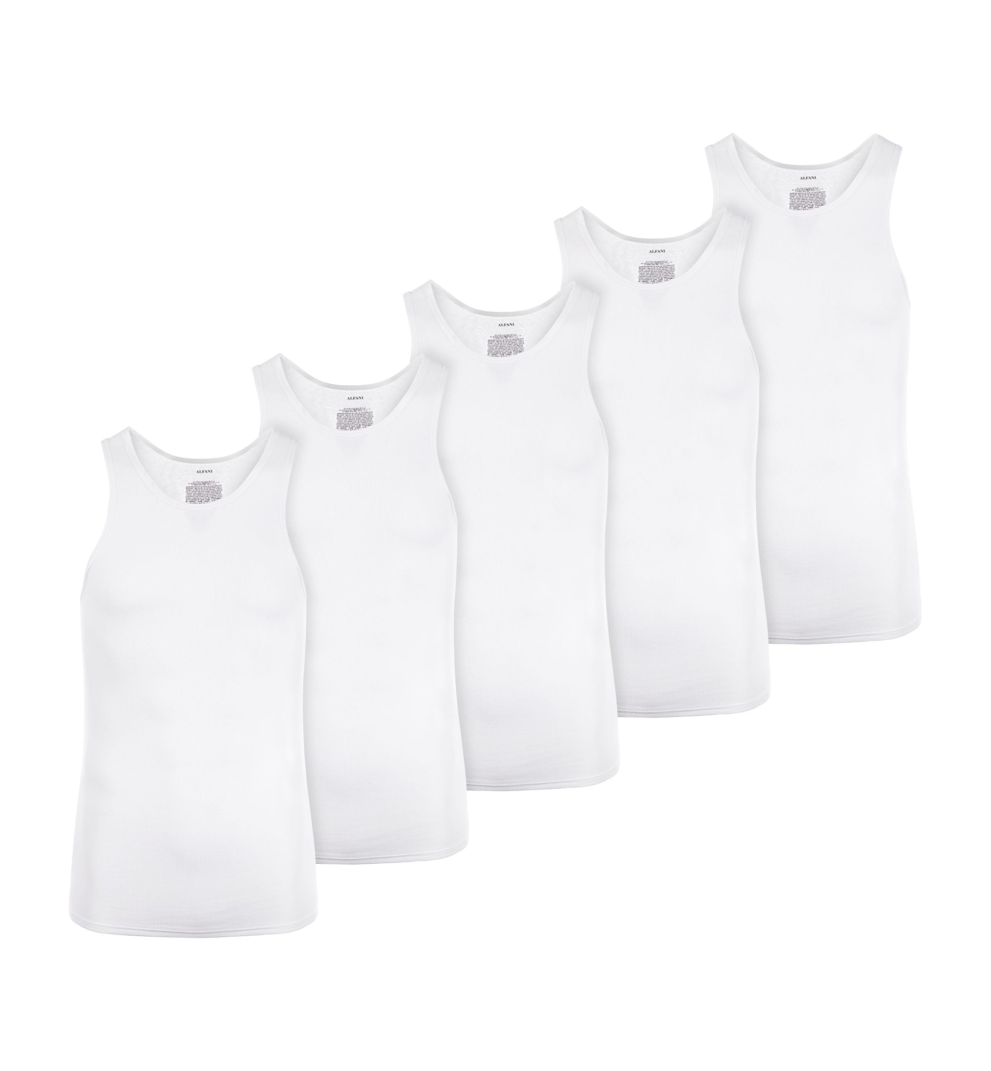 Men's 5-Pk. Moisture-Wicking Solid Tanks