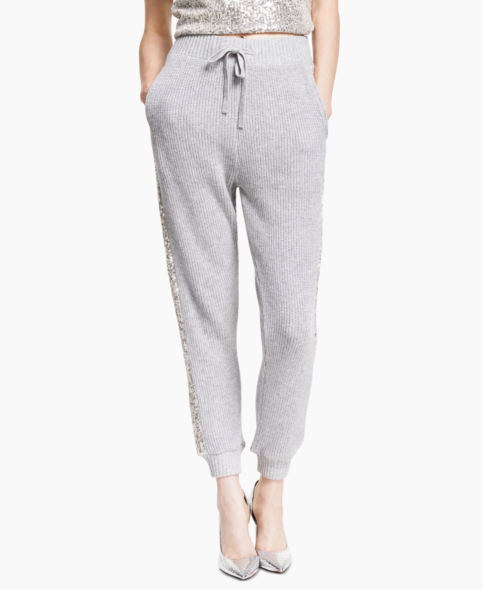 INC International Concepts Sequined Jogger Pants