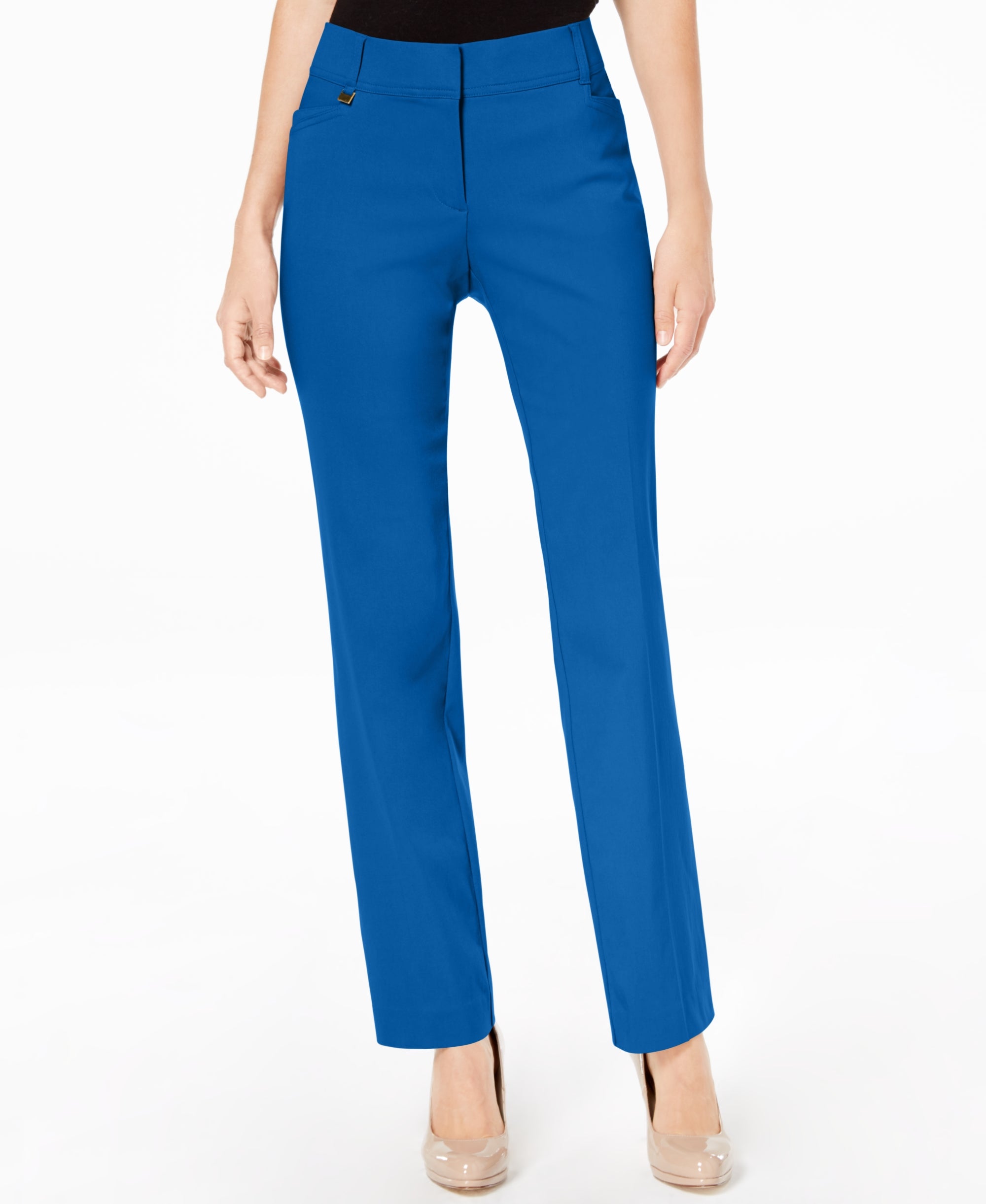 Petite Tummy-Control Curvy Fit Pants, Petite and Petite Short