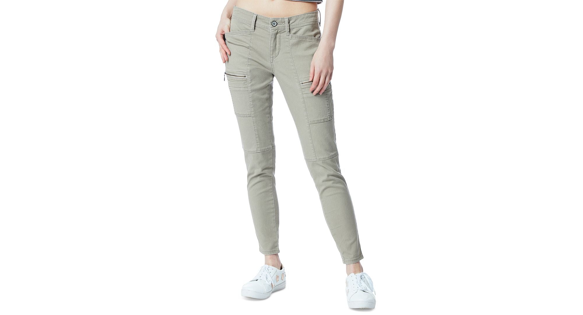 Juniors' Blaire Moto Skinny Pants