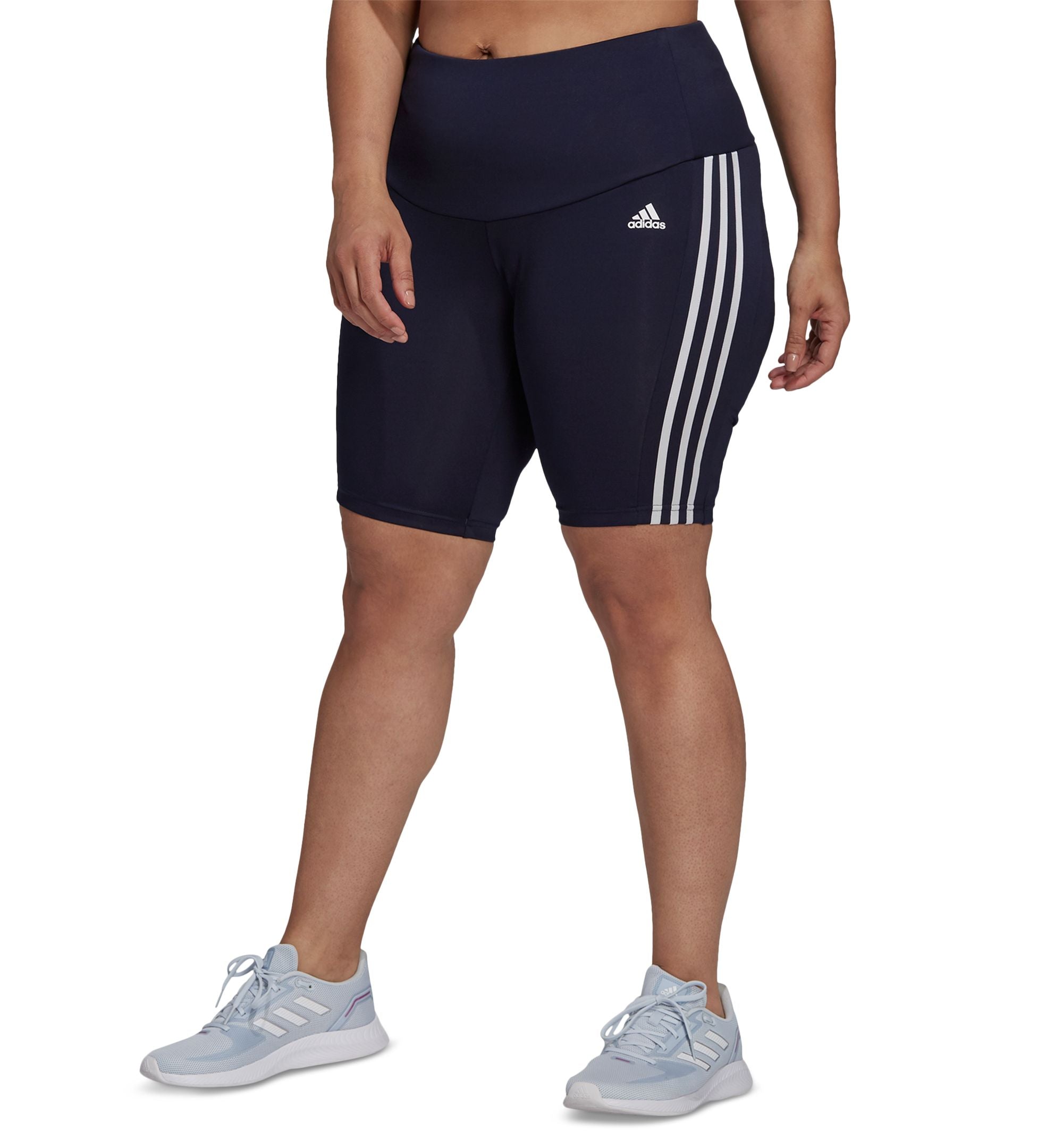 Adidas Plus Size High Rise Short Sport Tights
