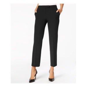 Tab-Waist, Straight-Fit Modern Dress Pants