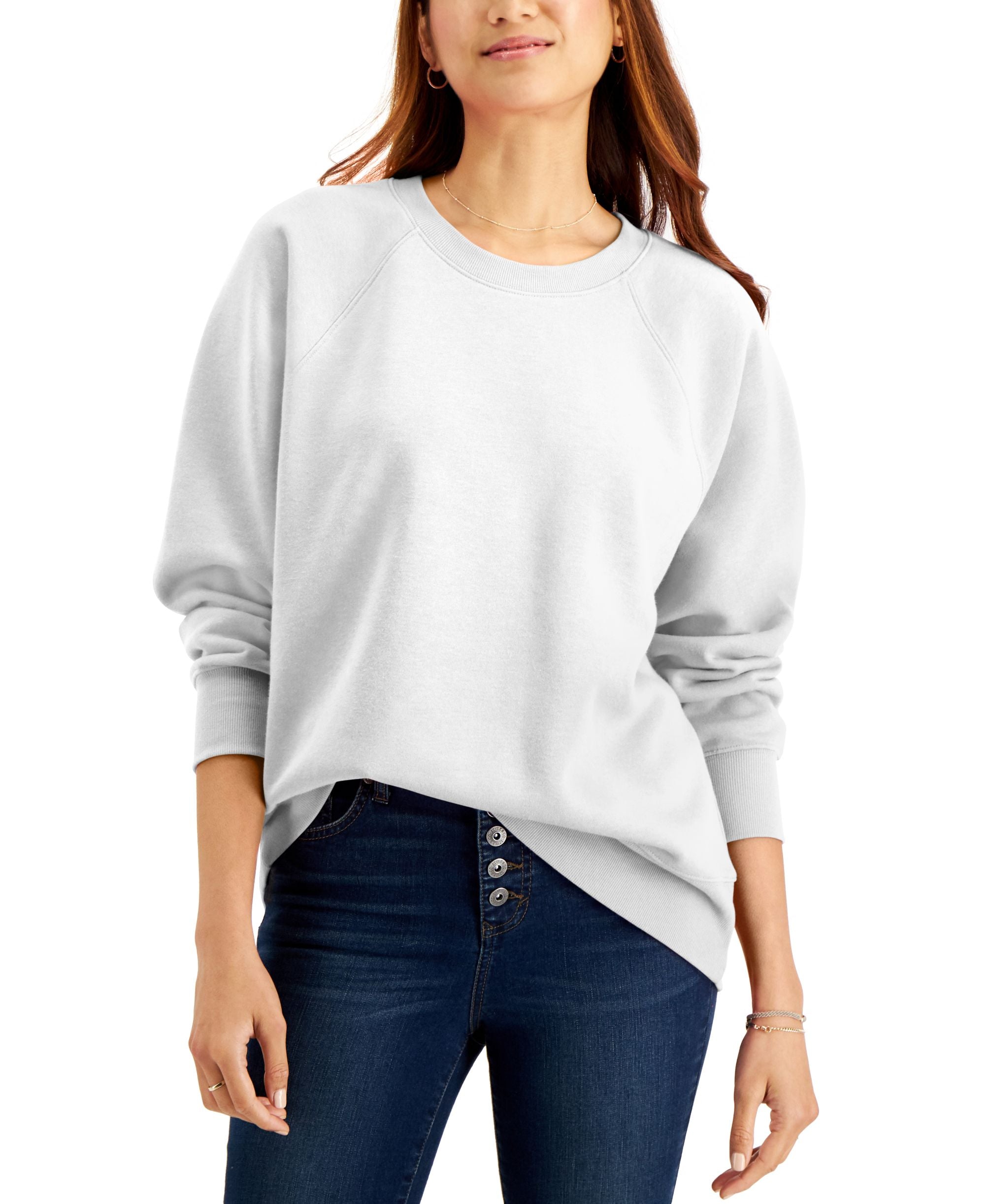 Style & Co Raglan Sleeve Sweatshirt