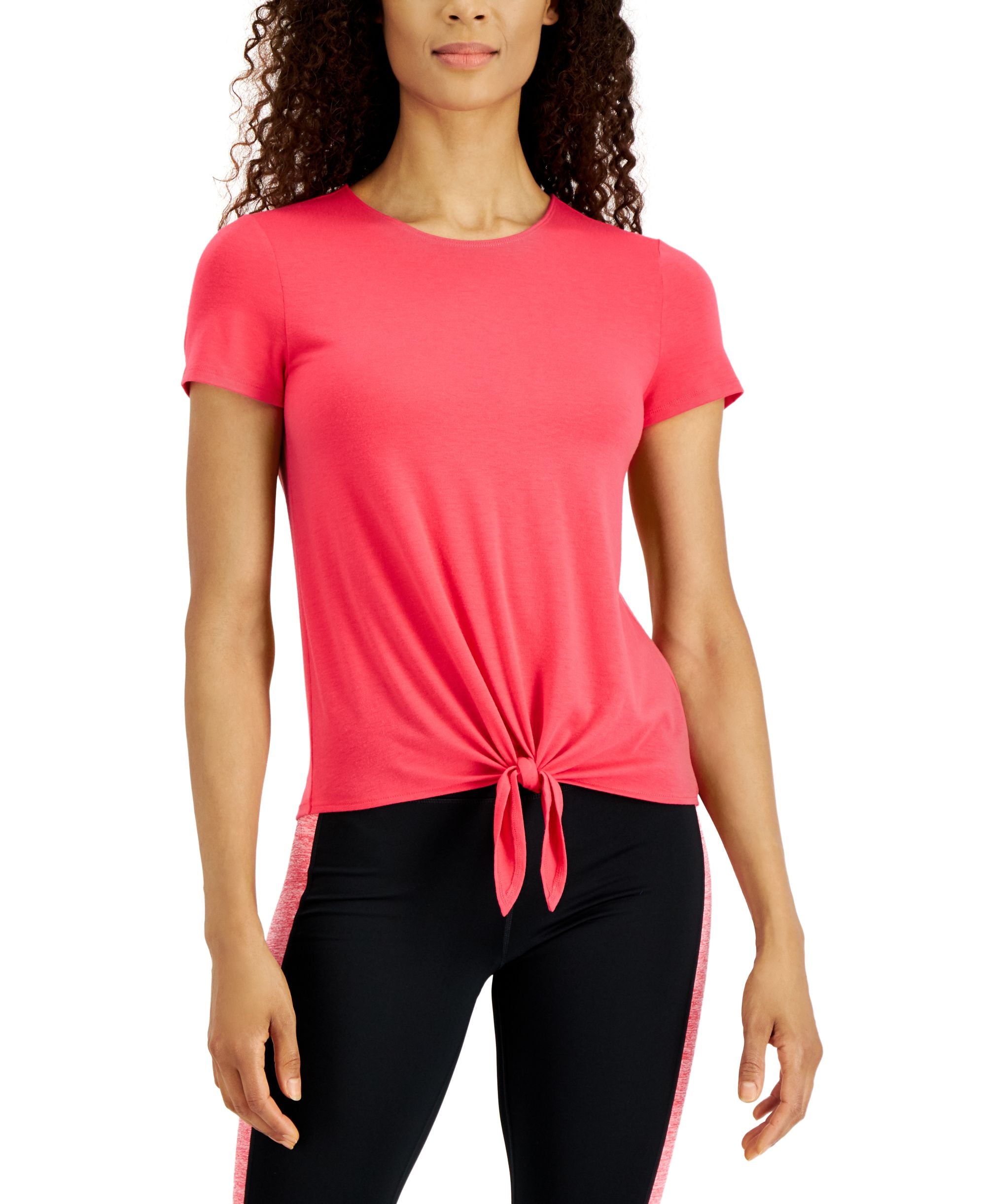 ID Ideology Womens Solid Knot T-Shirt