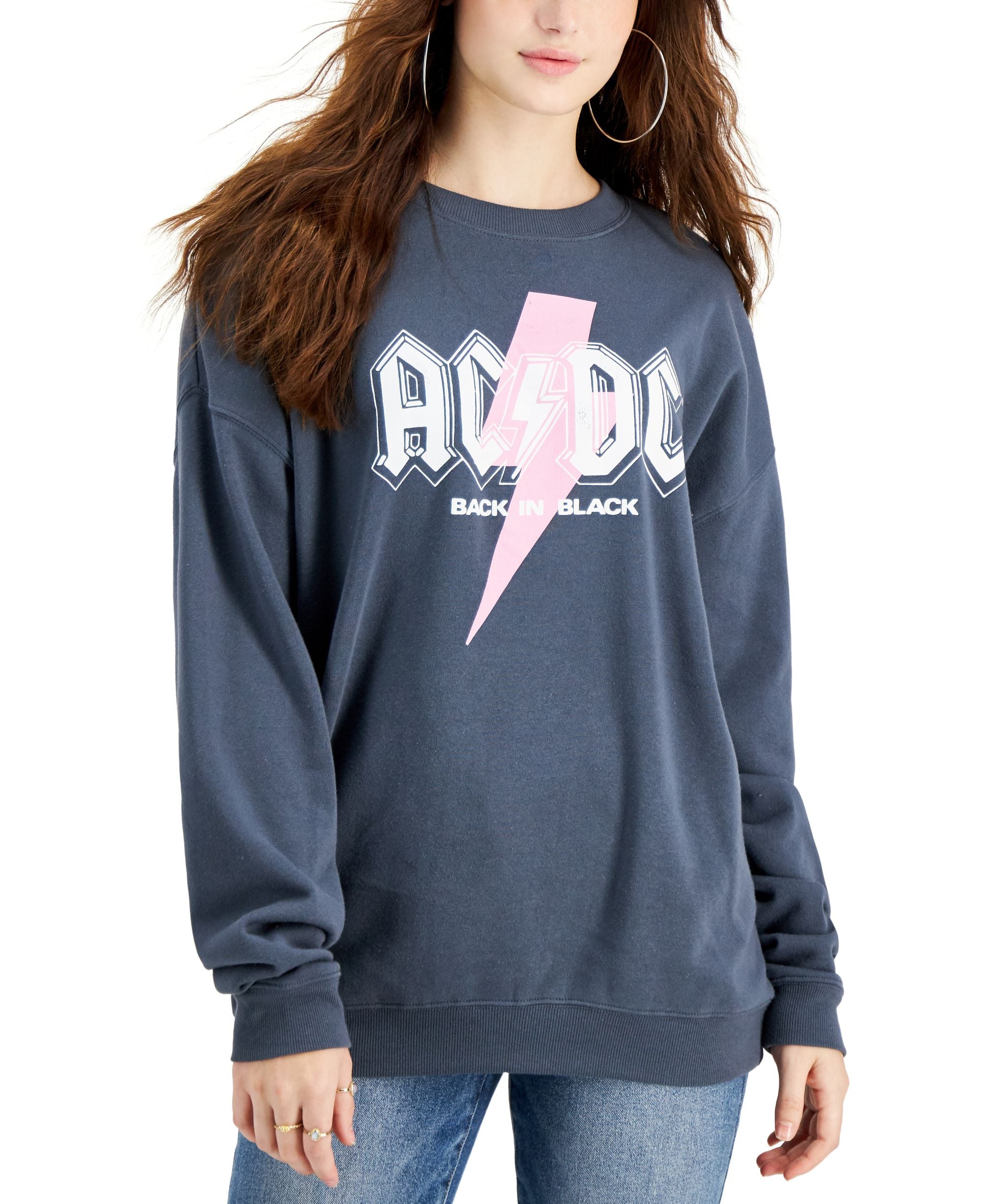 Juniors' AC/DC Graphic Sweatshirt