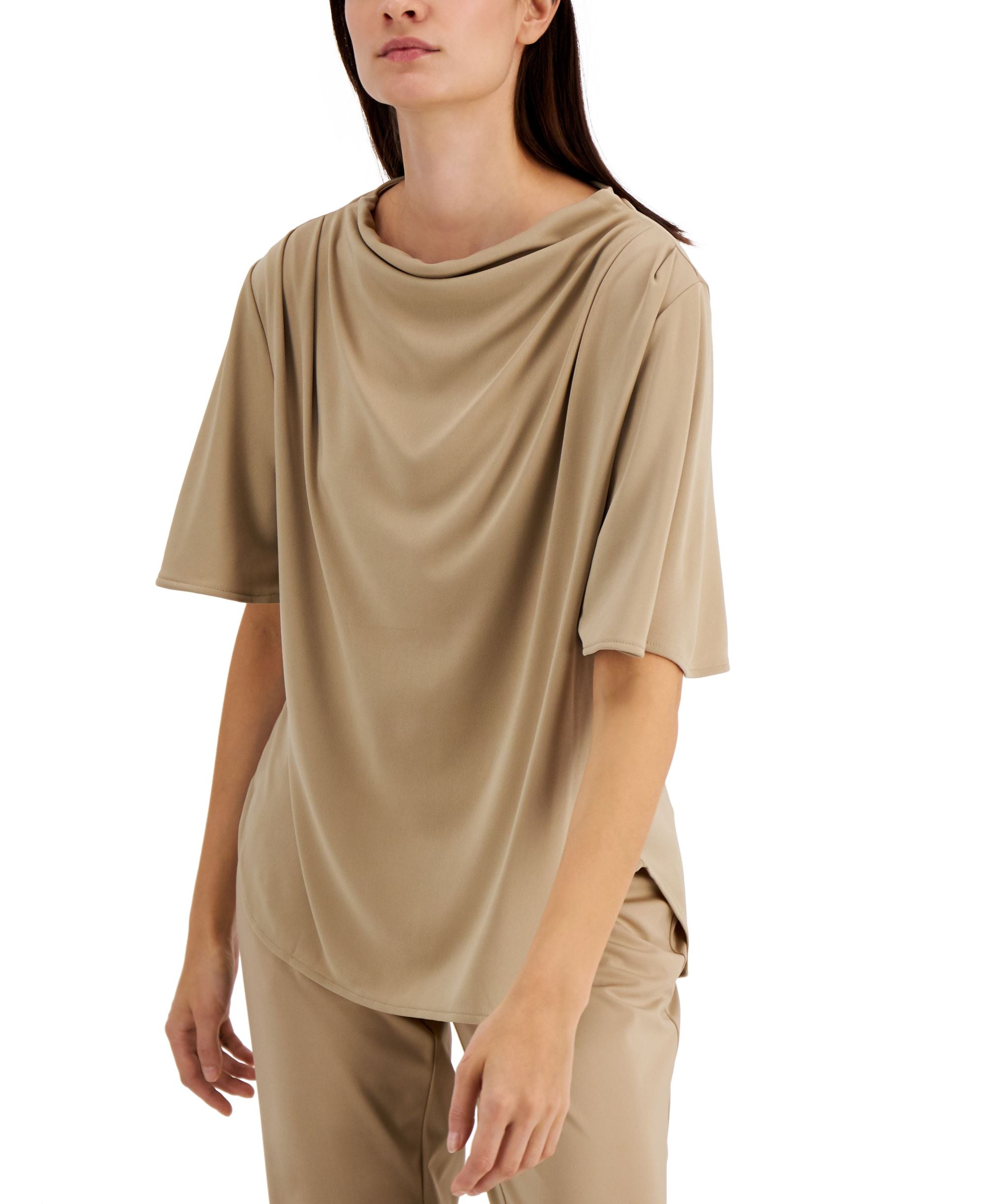 Alfani Flutter Sleeve Top