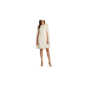 Women's Georgette Cape Dress