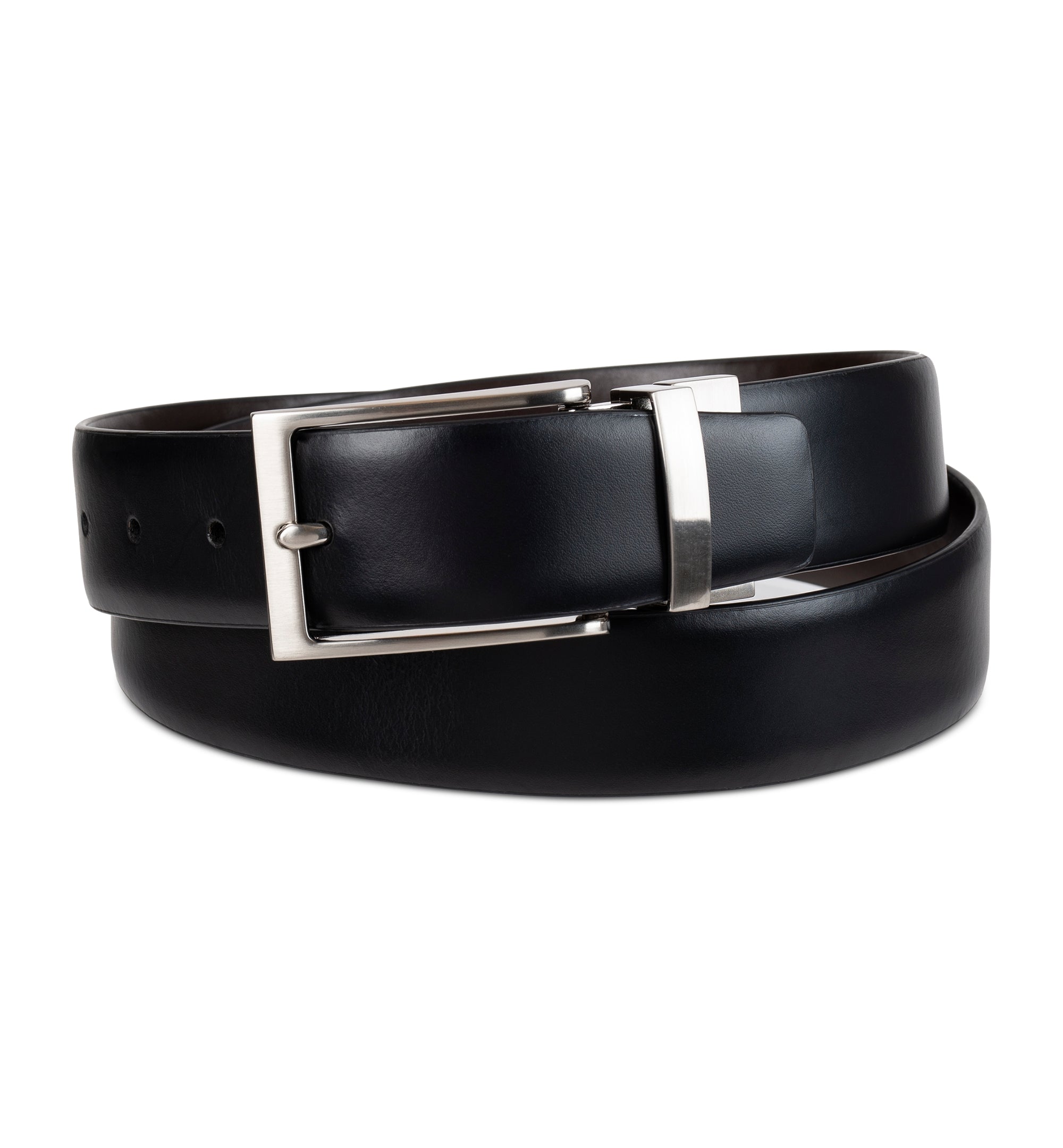 Men�s Two-In-One Feather Edge Reversible Dress Belt