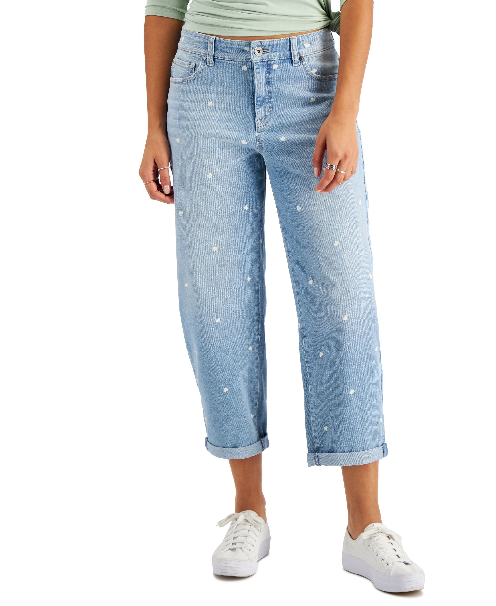 Style & Co Vintage Curved Leg Cropped Jean