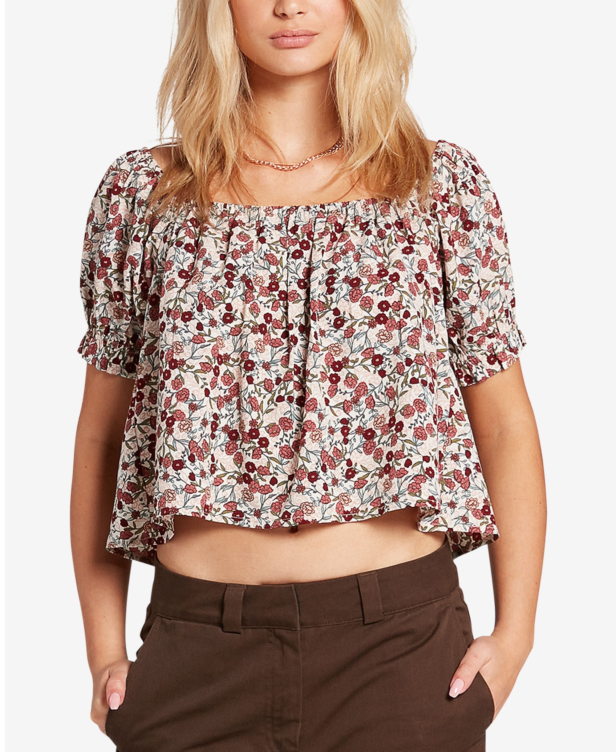 Volcom Flower Trip Crop Top