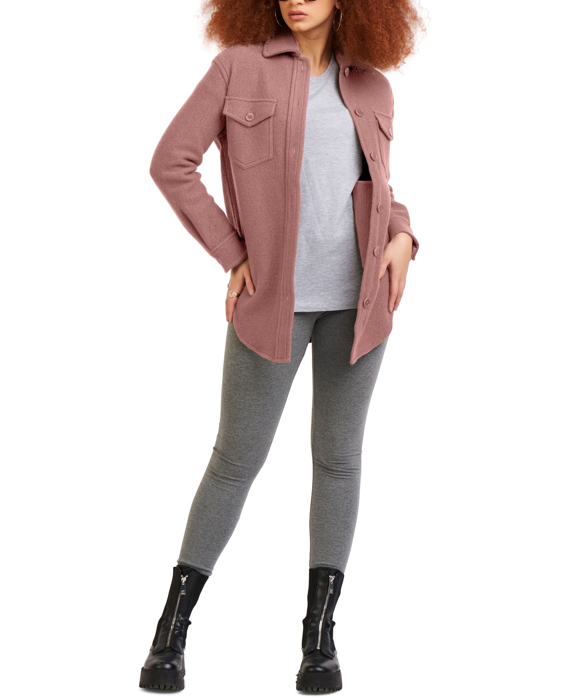 Black Tape Shirt Jacket