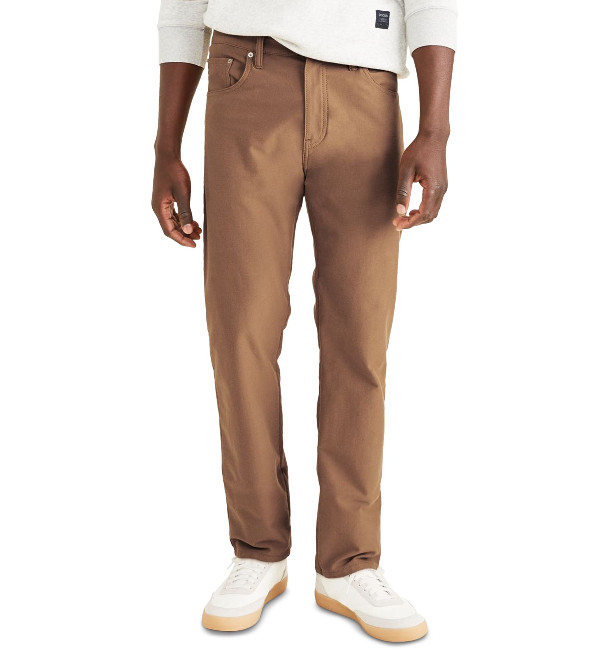 Men's Straight-Fit Comfort Knit Jean-Cut Pants