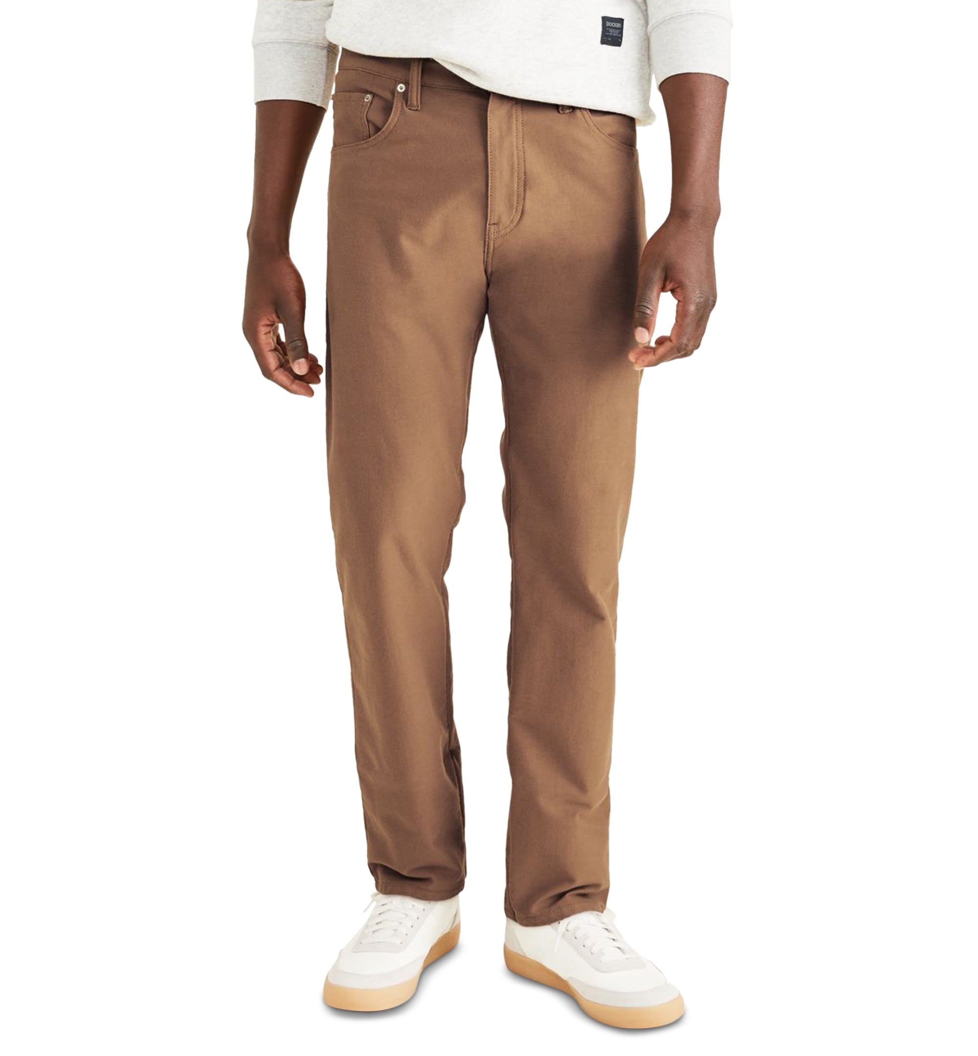 Men's Straight-Fit Comfort Knit Jean-Cut Pants