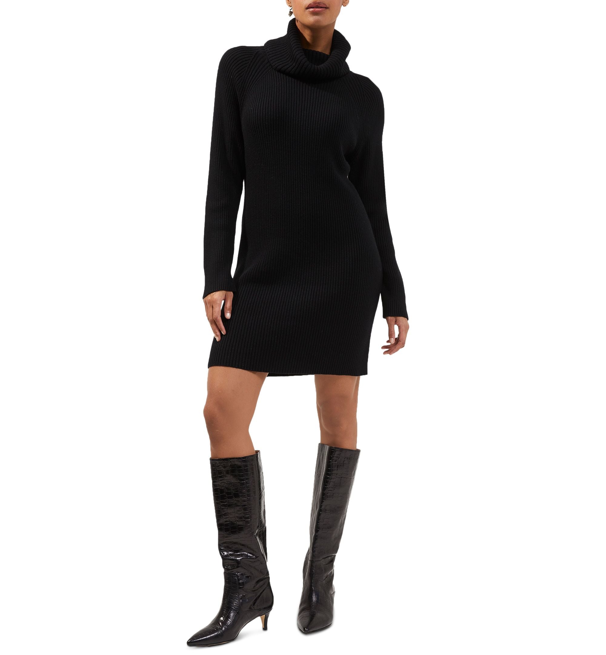 French Connection Katerina Ribbed Sweater Dress