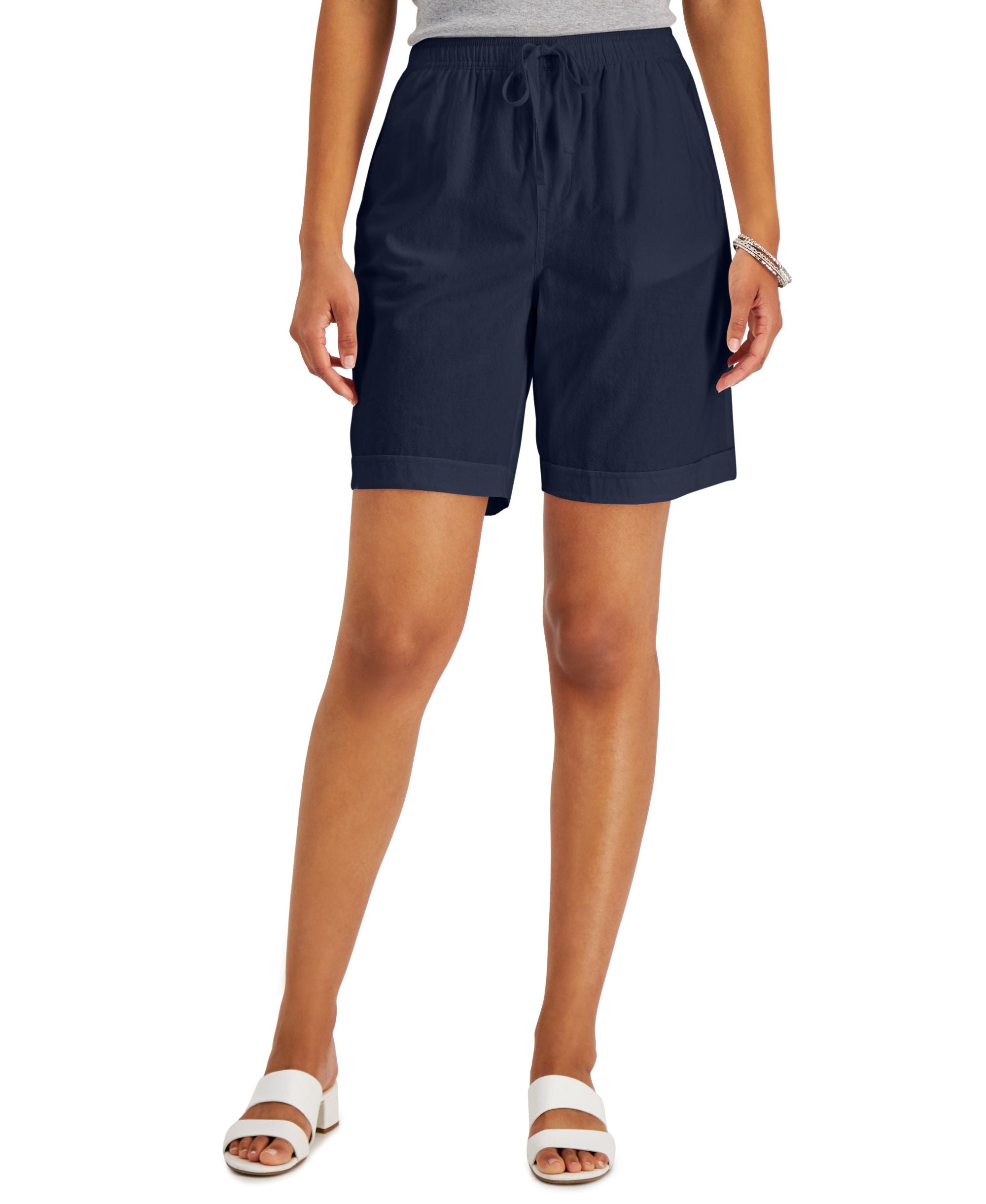 Karen Scott Petite Cotton Gemma Shorts