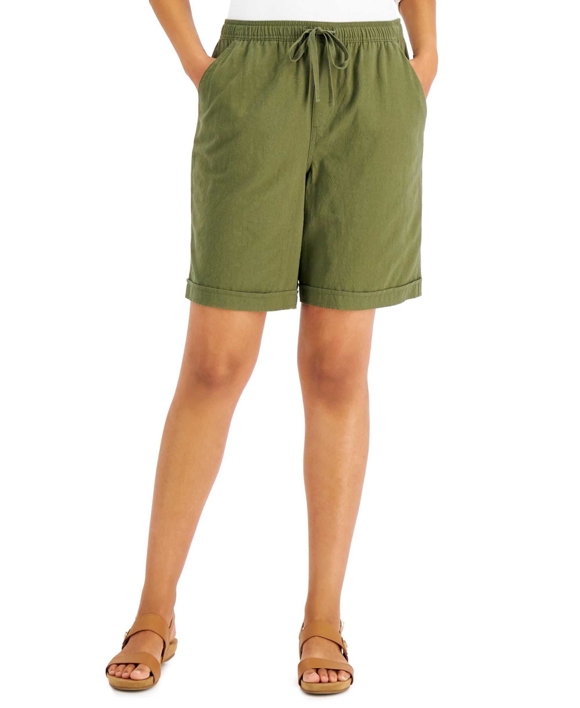 Karen Scott Petite Cotton Gemma Shorts