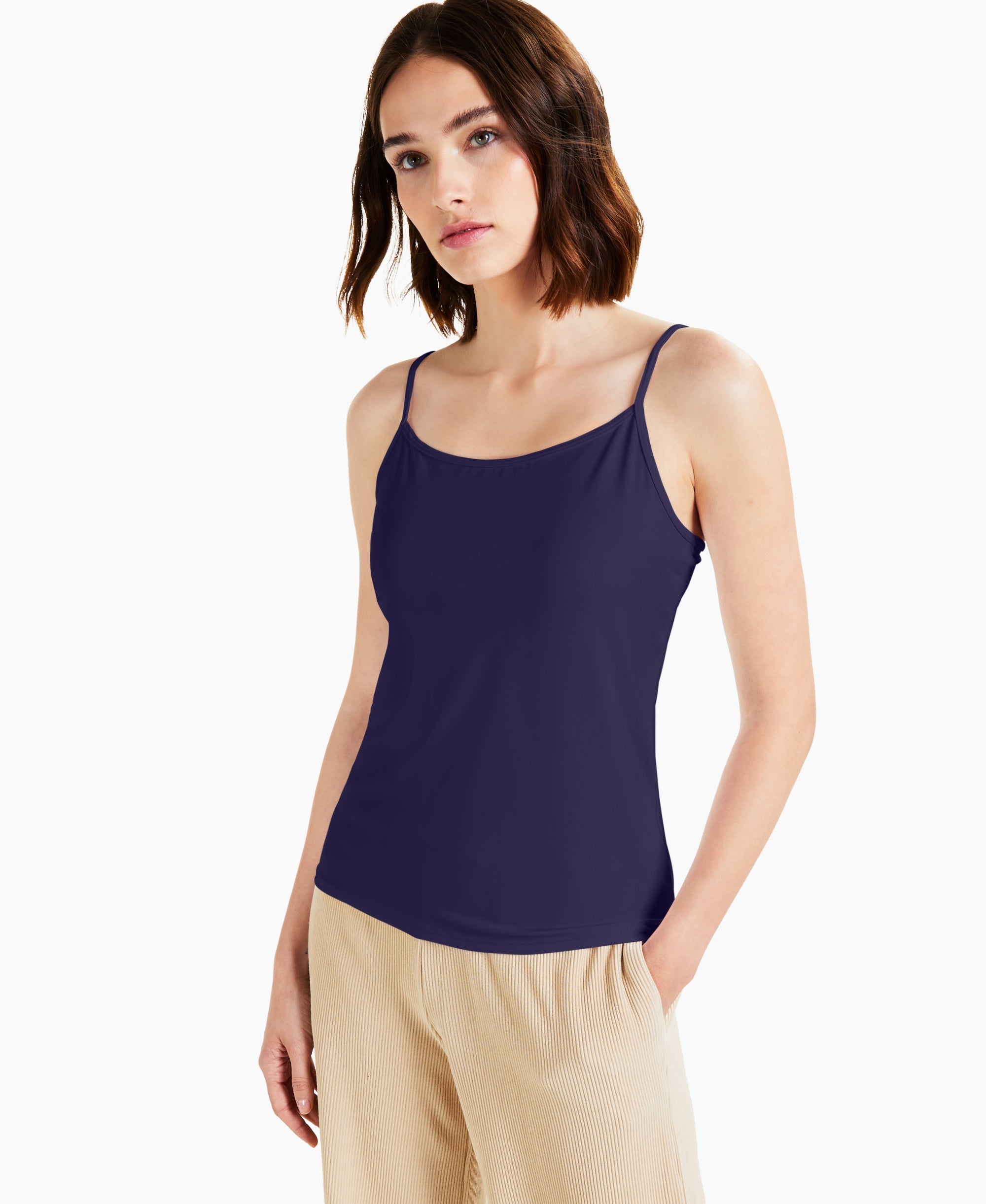 Women's Scoop-Neck Knit Camisole Tank