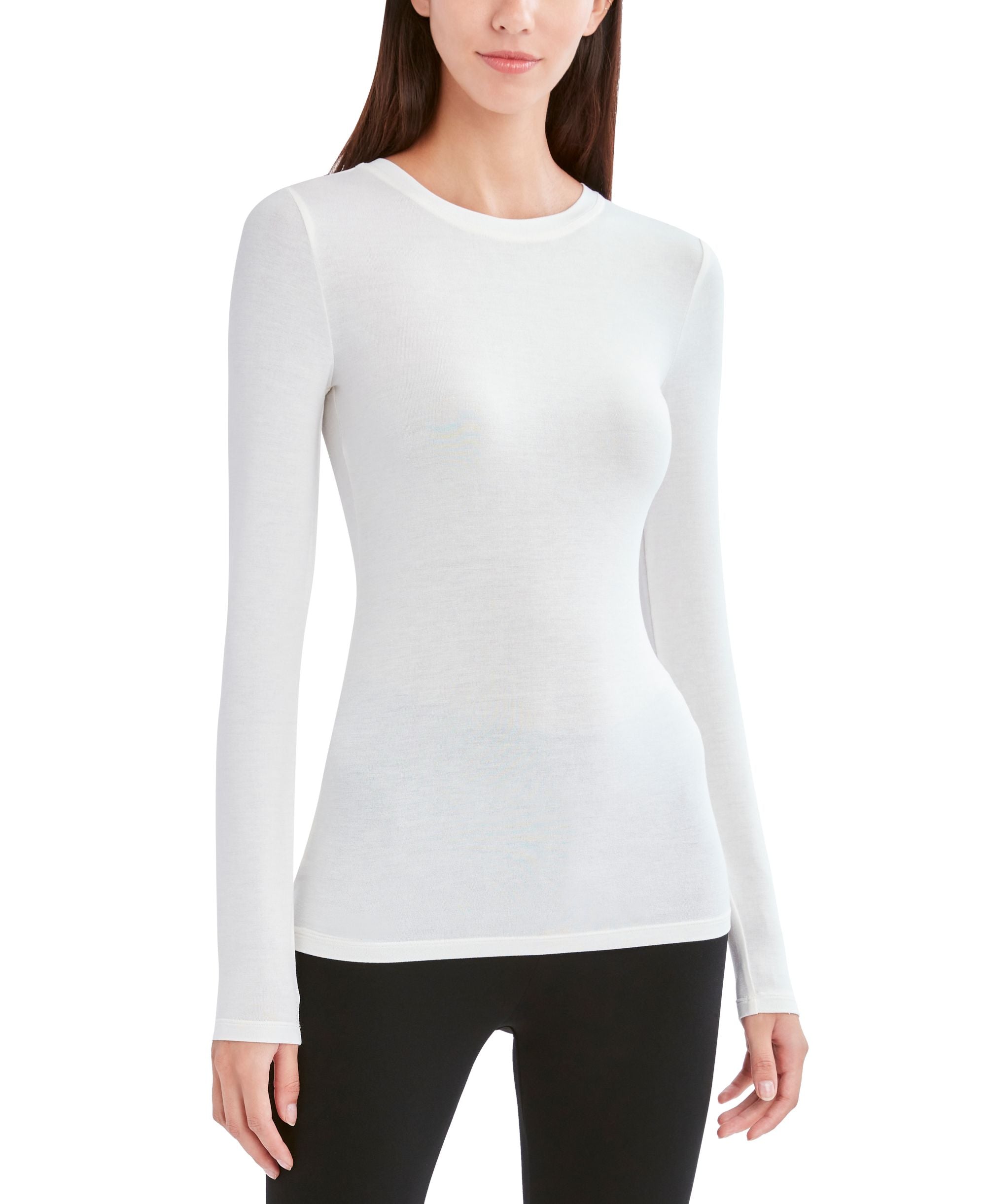 Bcbgmaxazria Crewneck Long-Sleeve Top