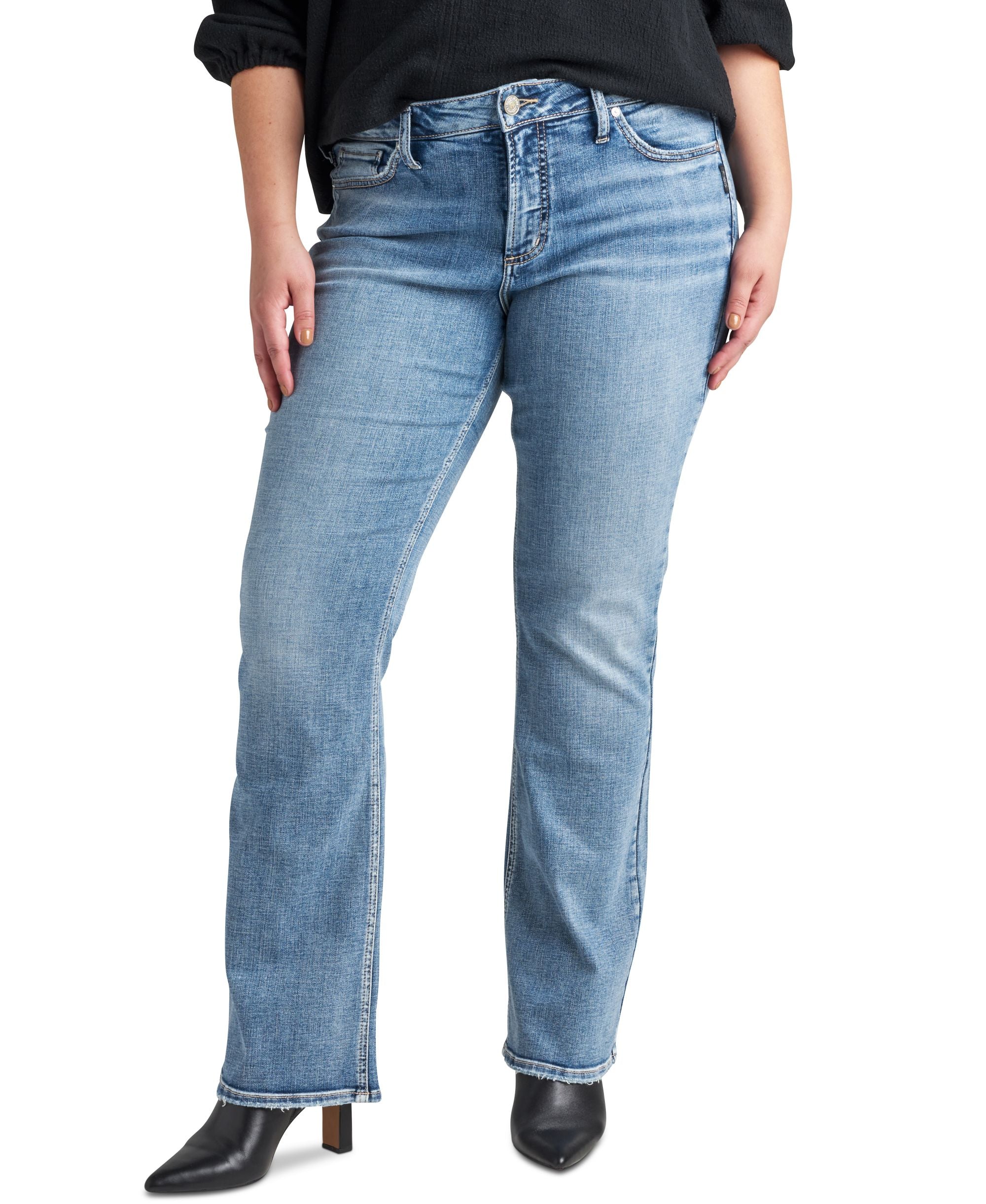 Silver Jeans Co. Trendy Plus Size Suki Bootcut Jeans