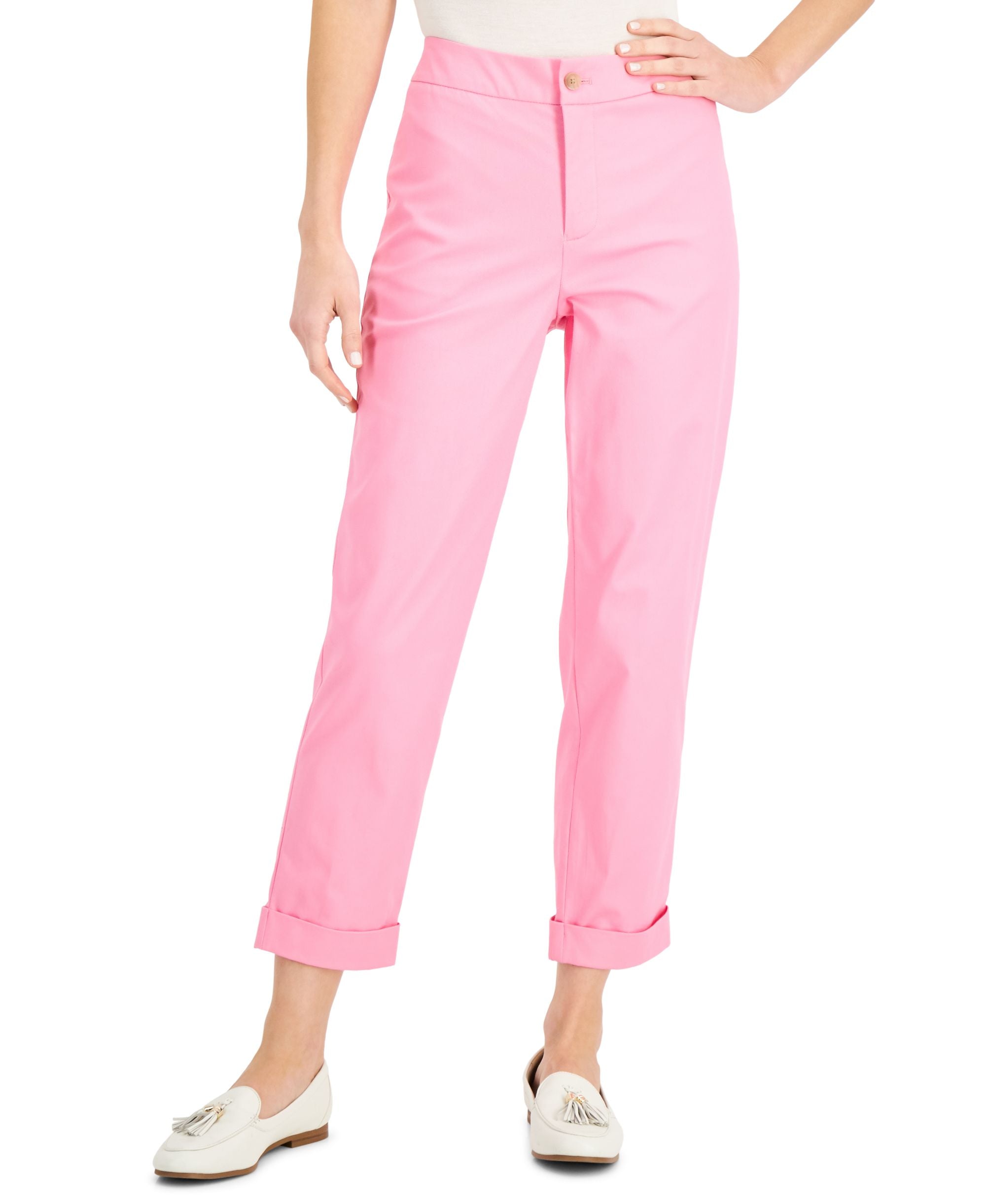 Charter Club Tummy Control Cuffed Ankle Pants