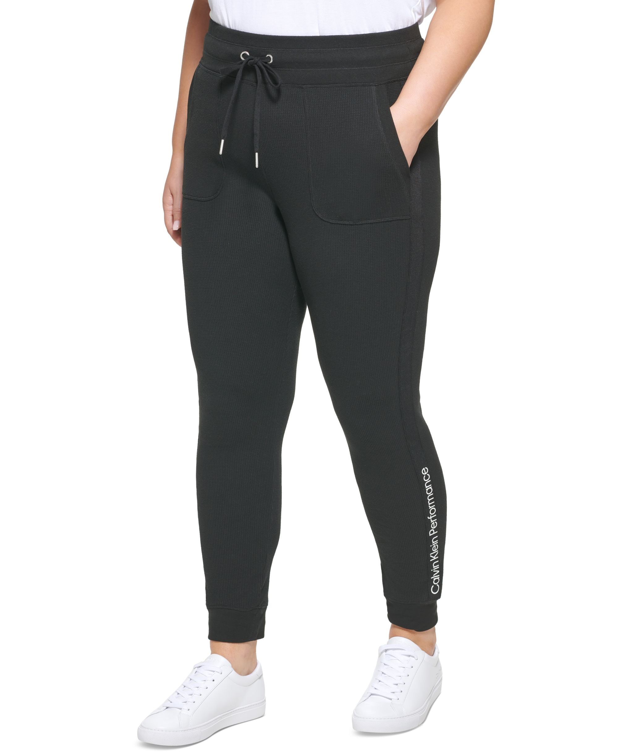 Calvin Klein Performance Plus Size Thermal Jogger Pants