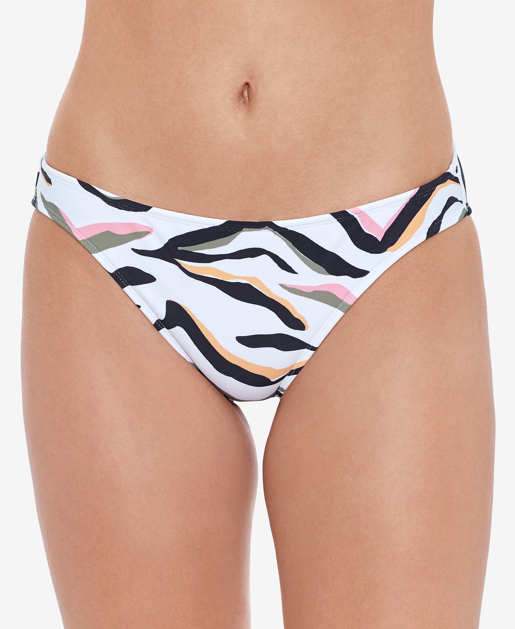 Juniors' Seeing Stripes Hipster Bikini Bottoms